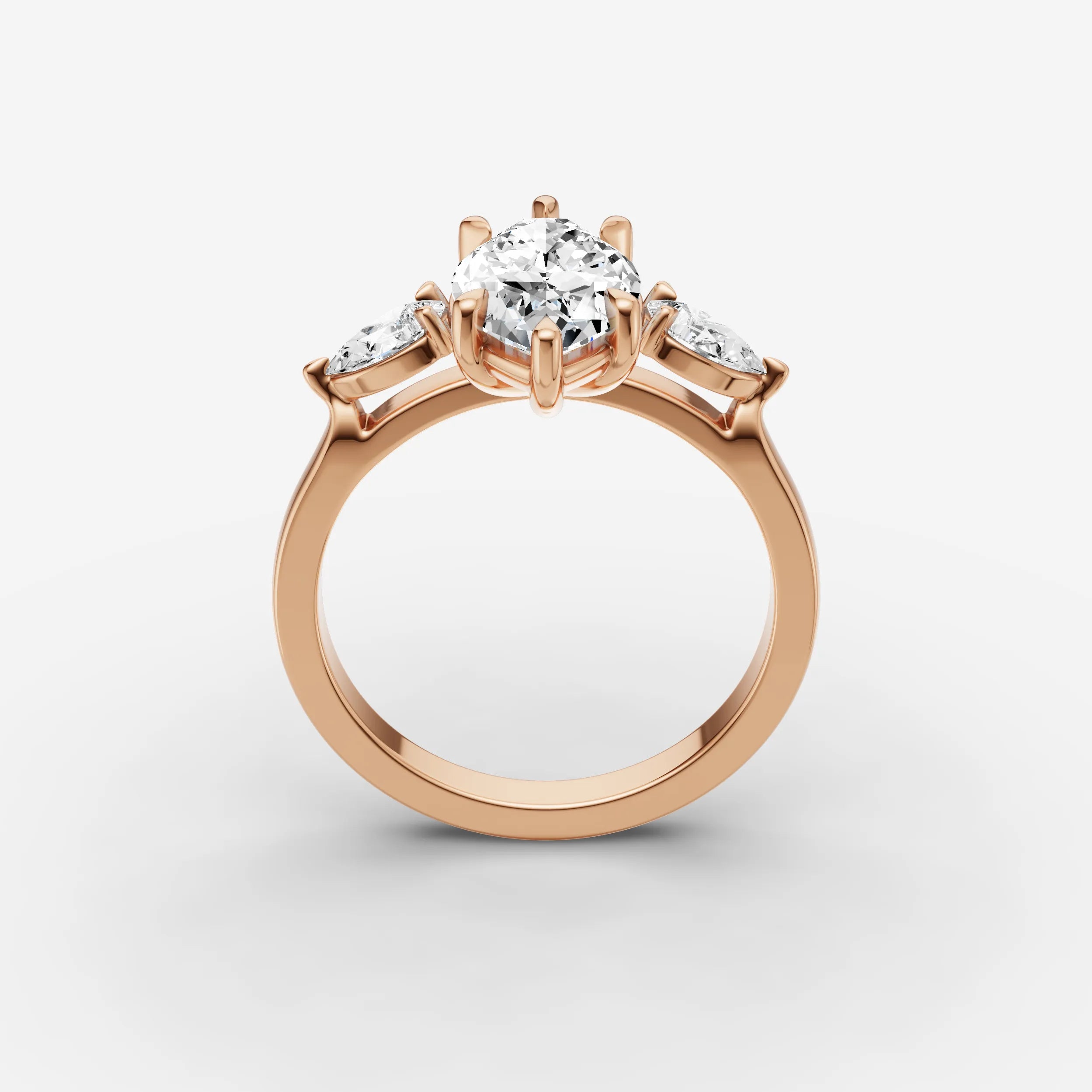 Three stone - Marquise