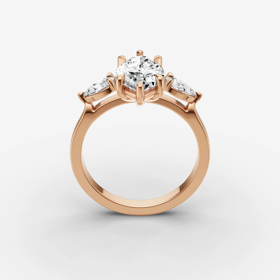 Three stone - Marquise