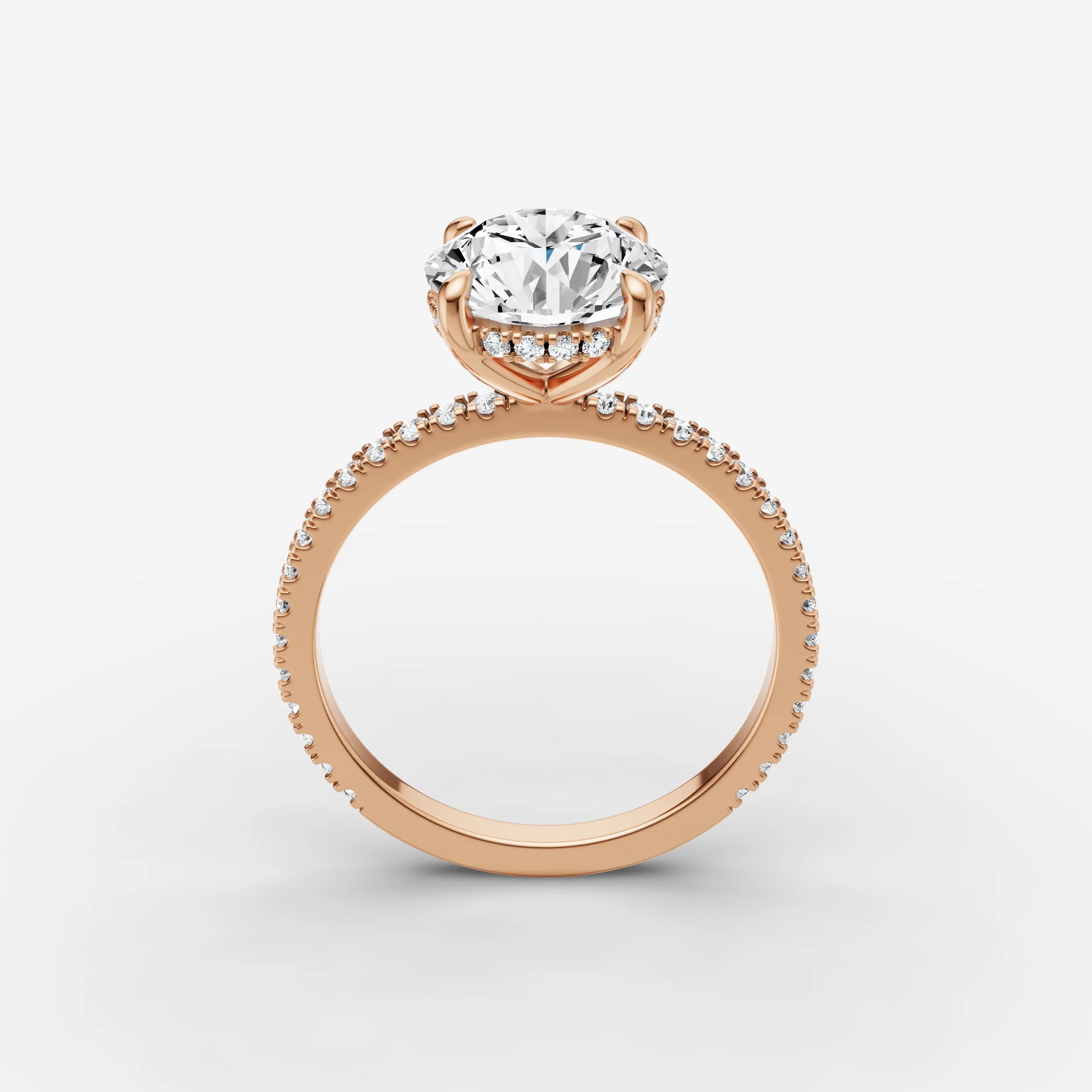Hidden Halo & Pave - Round