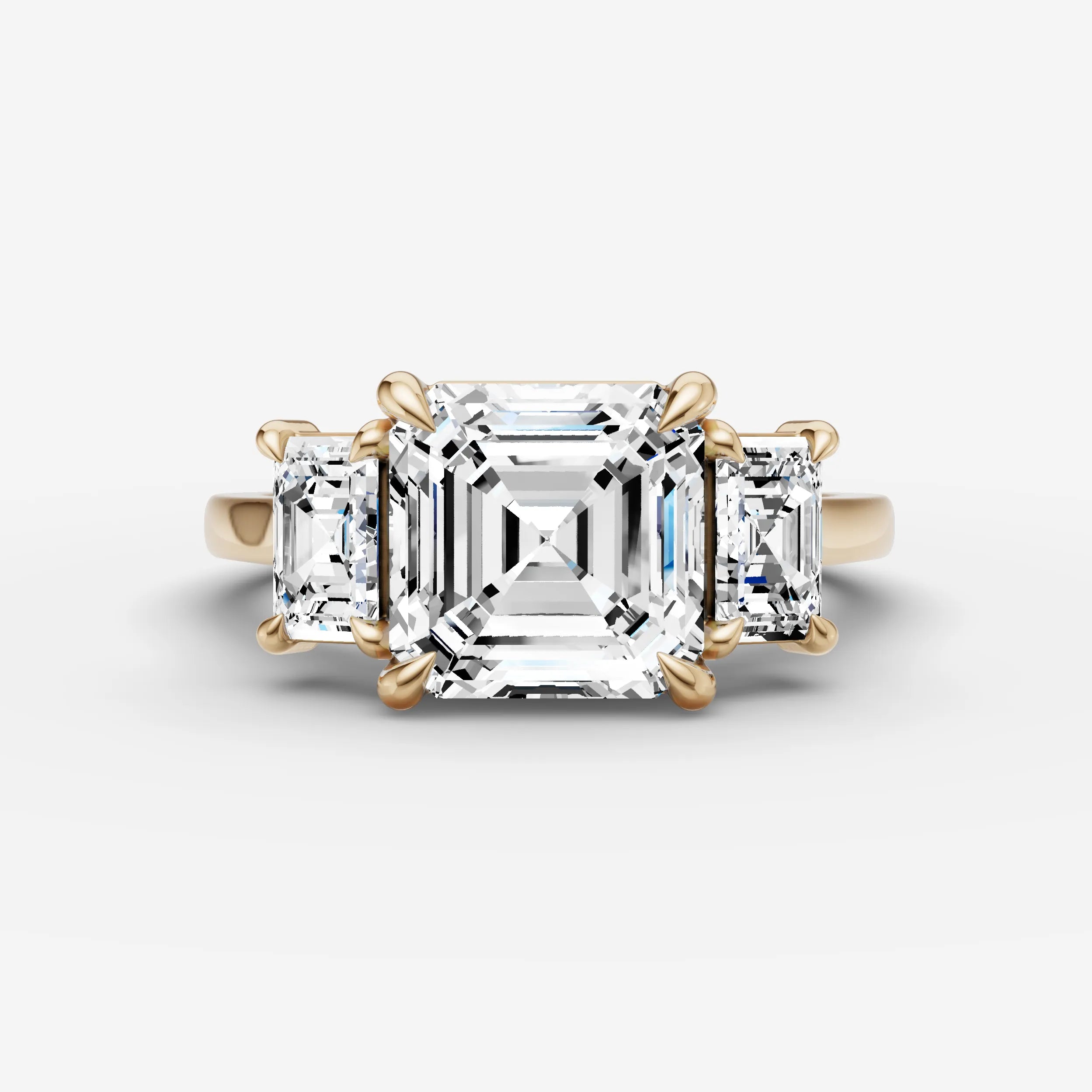 Three Stone - Asscher