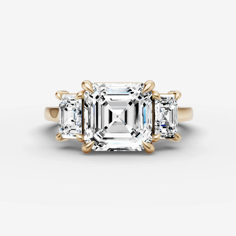 Three Stone - Asscher