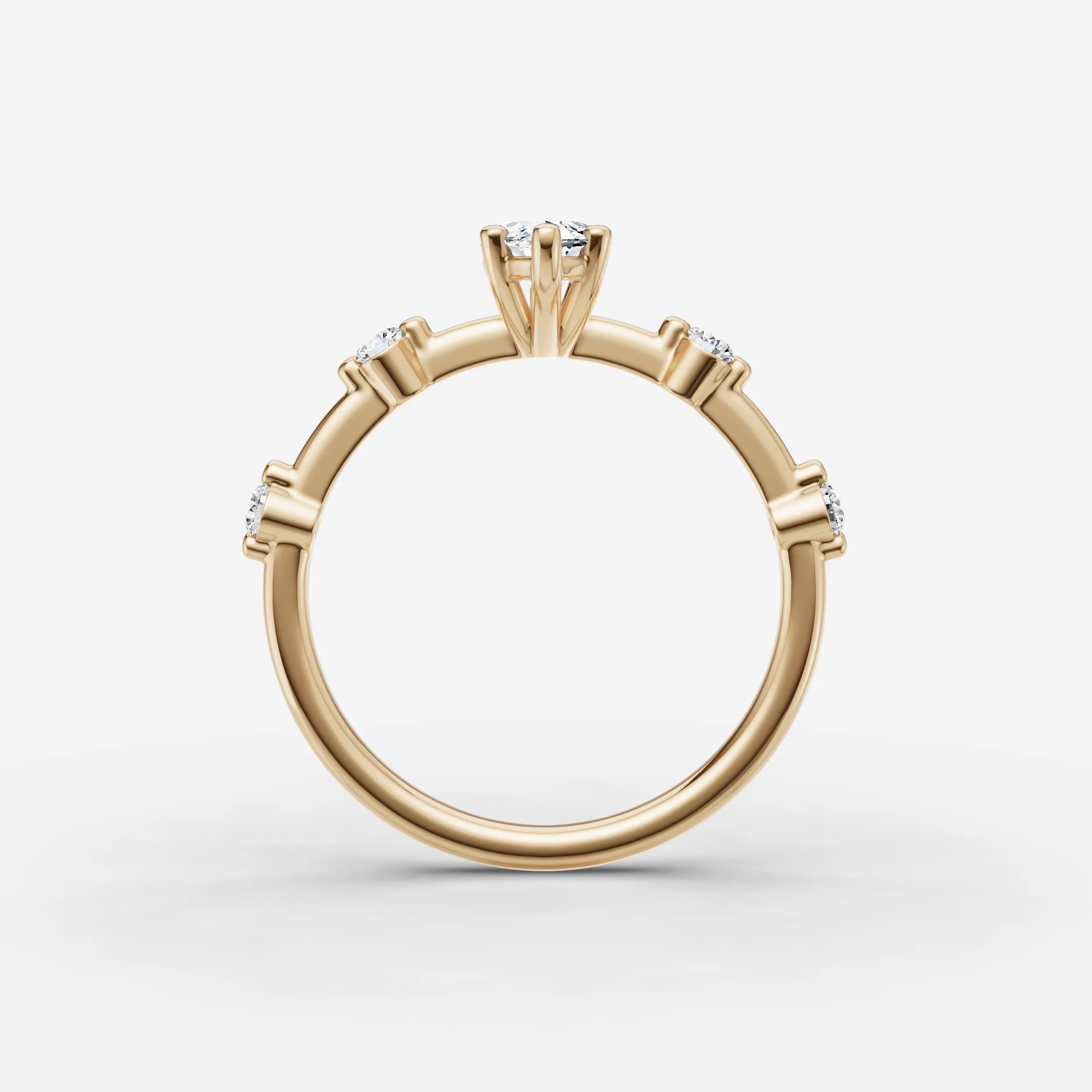 Dainty Pave - Marquise