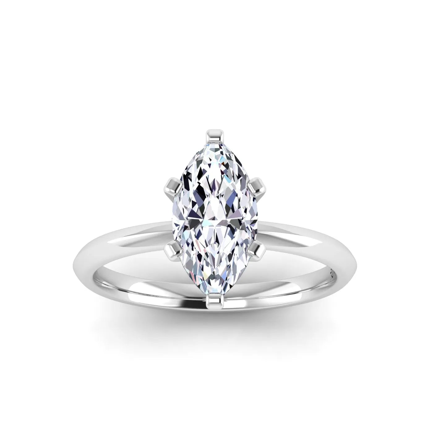 Marquise-White Gold|Marquise|14K White Gold|18K White Gold|Platinum