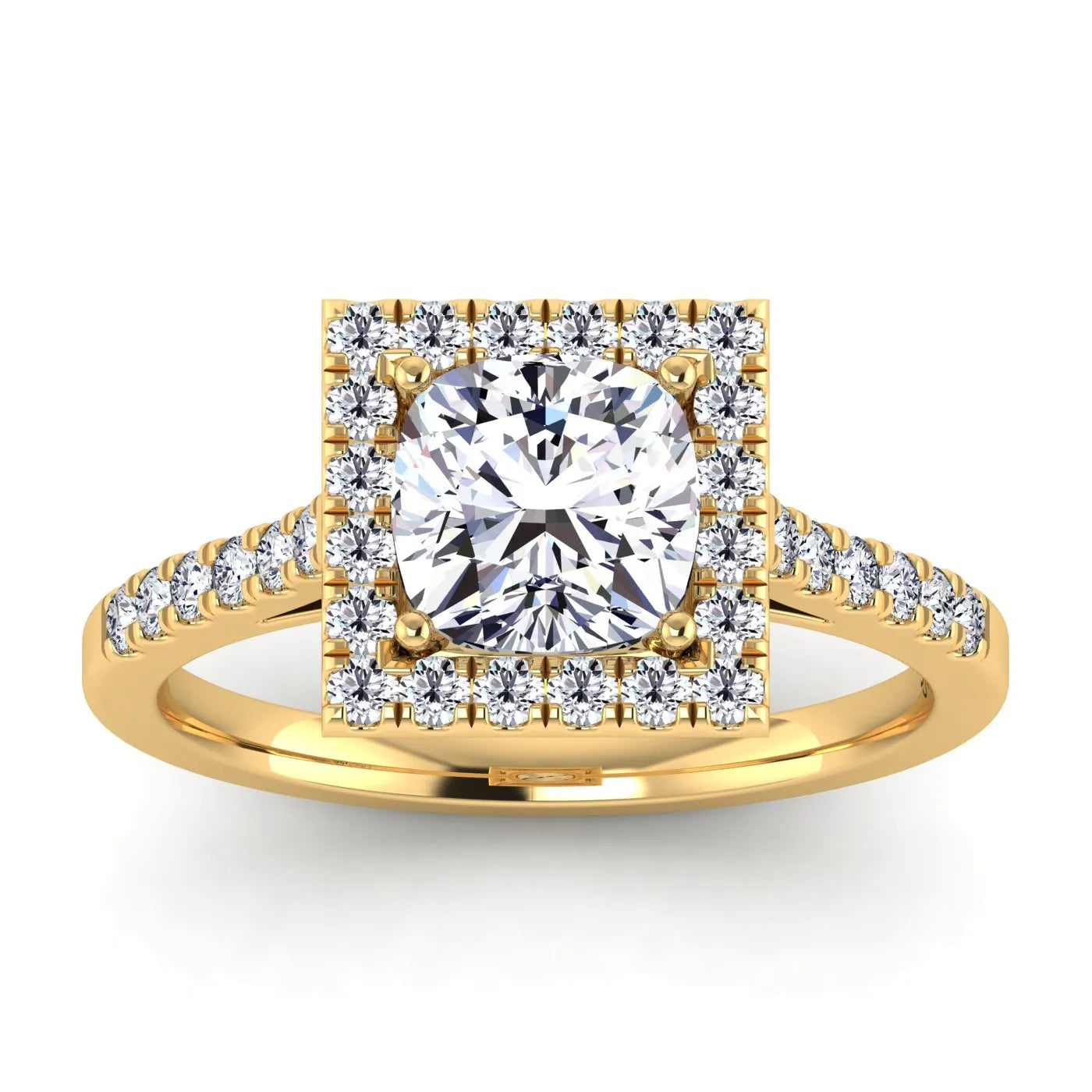 Cushion-Yellow Gold|Cushion|14K Yellow Gold|18K Yellow Gold