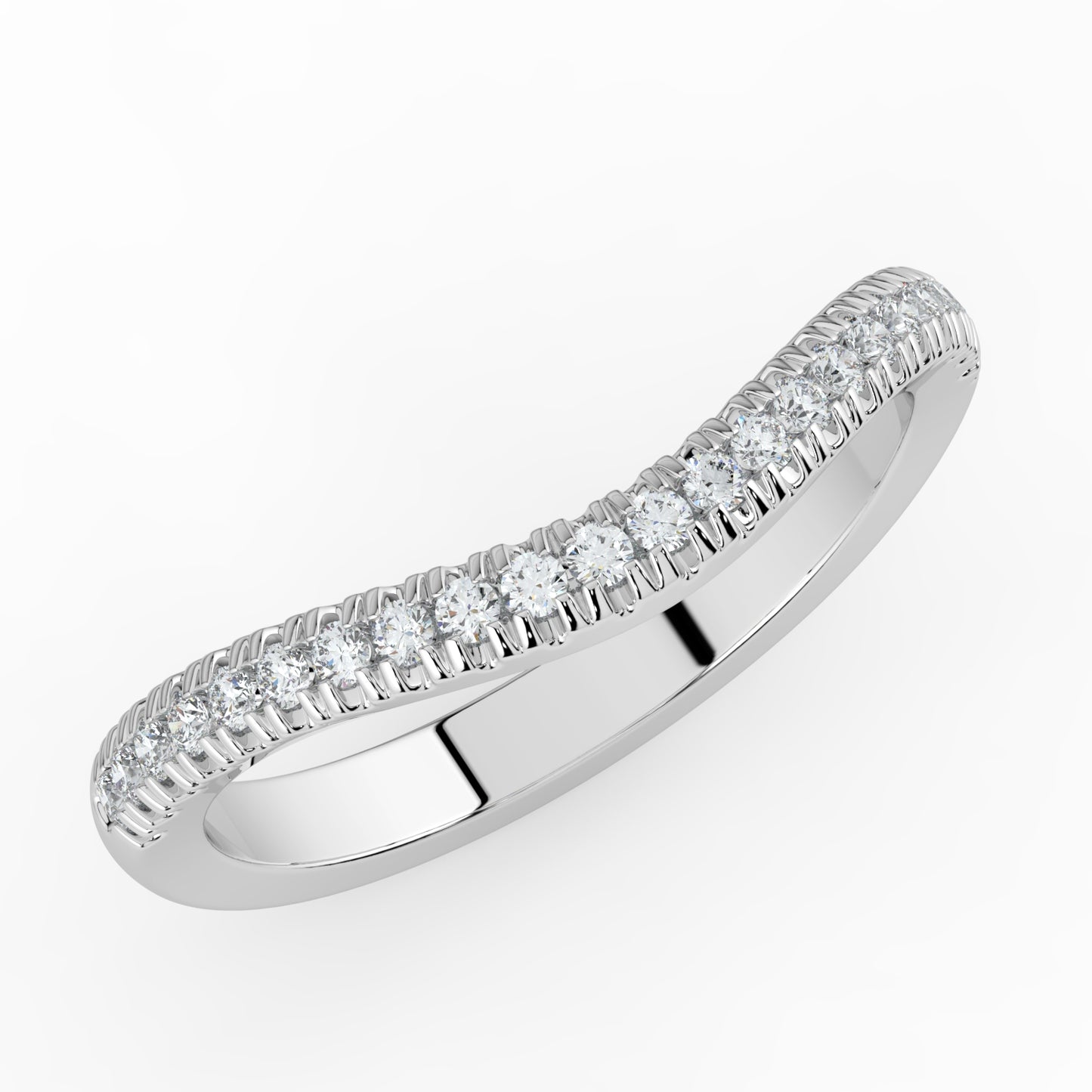 Curve Wedding Band