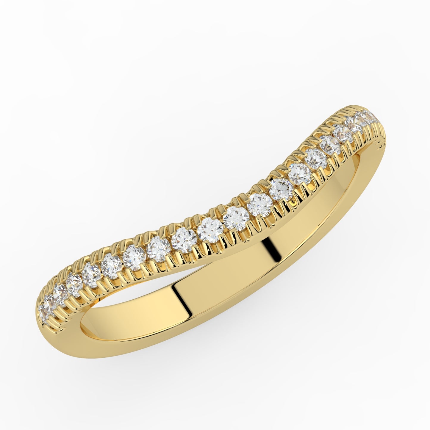 Curve Wedding Band