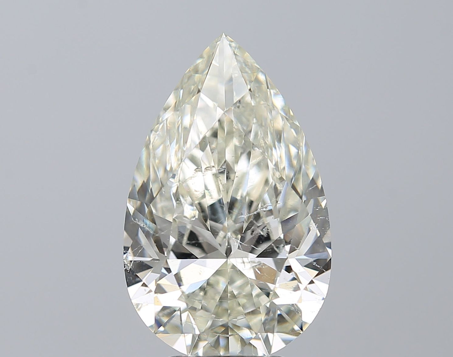 5.02 Carat K-SI2 Pear Cut Diamond