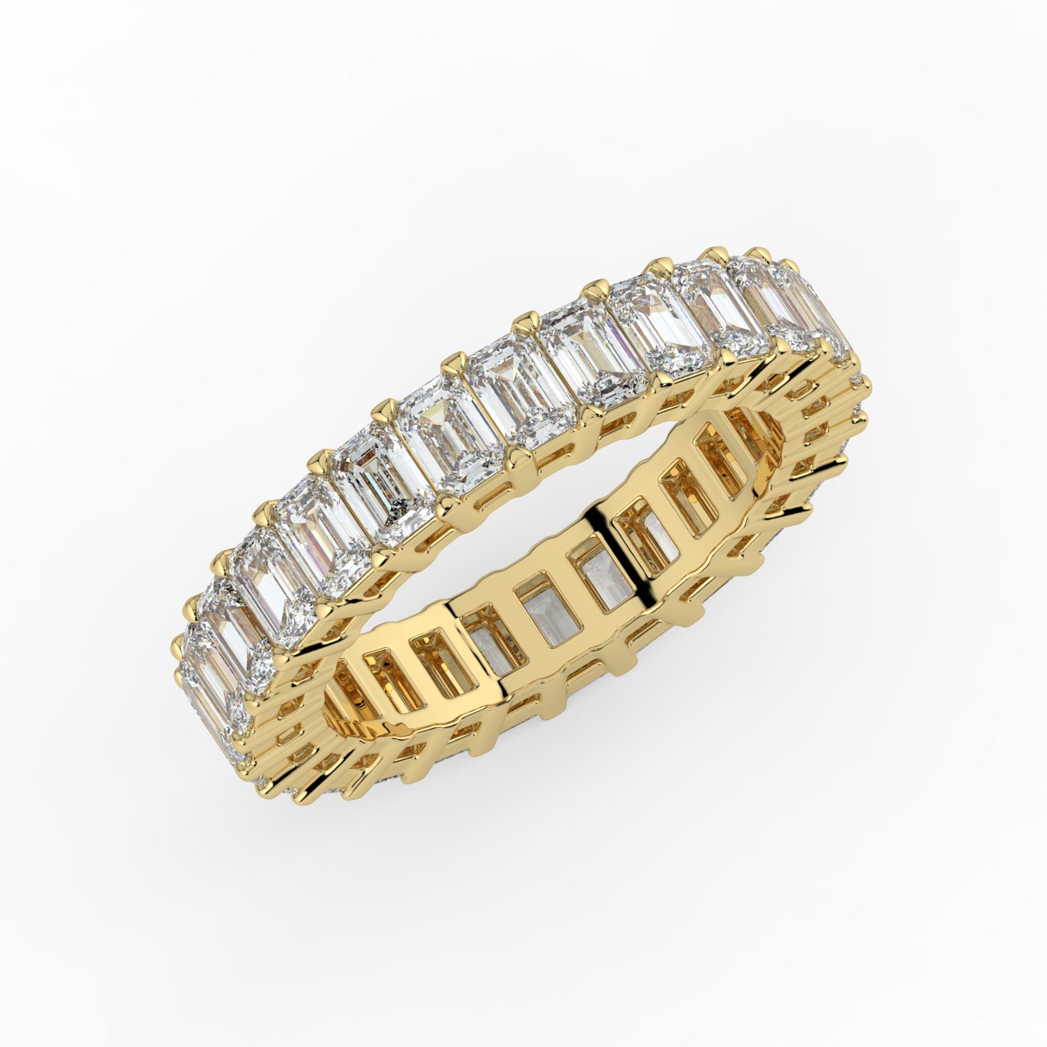 Emerald Diamond Eternity Ring