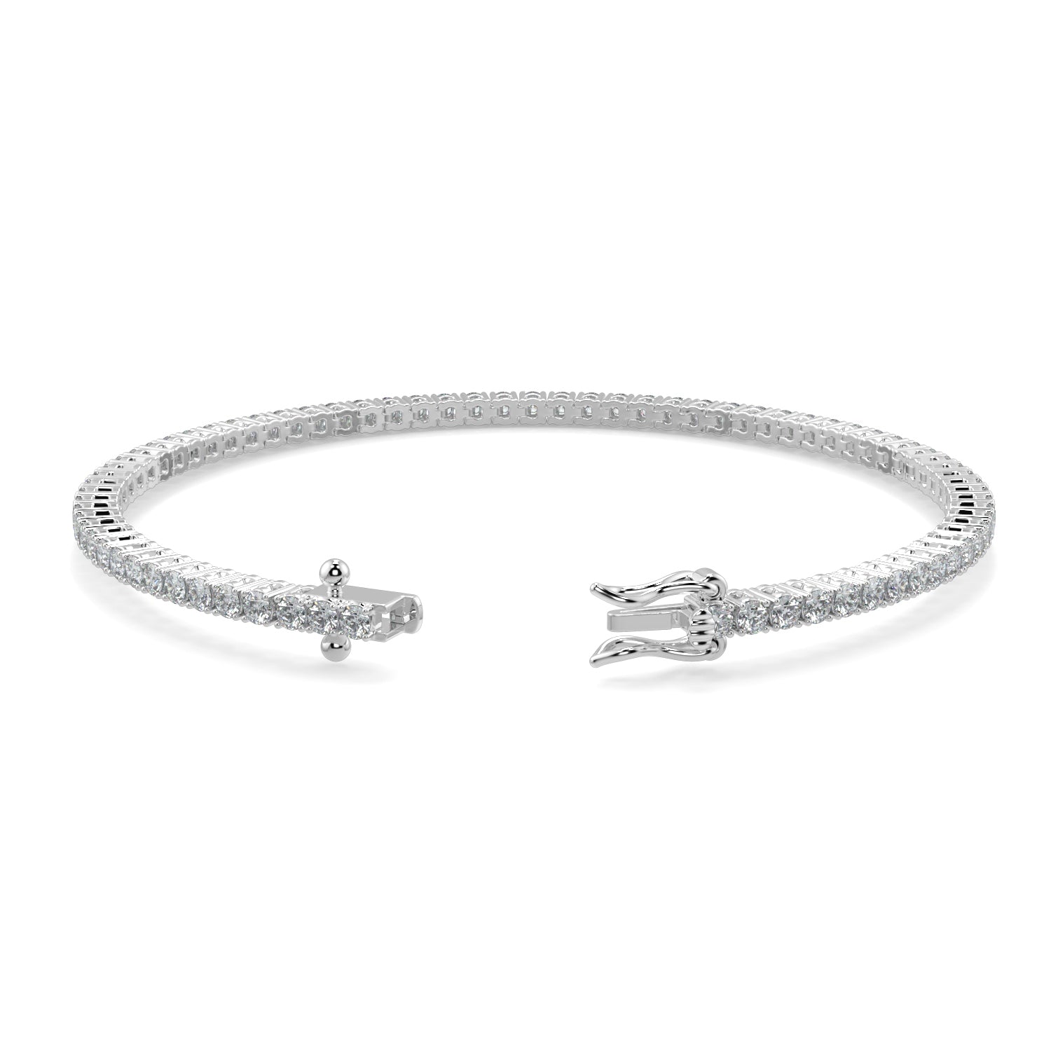 3ct Line Tennis Bracelet