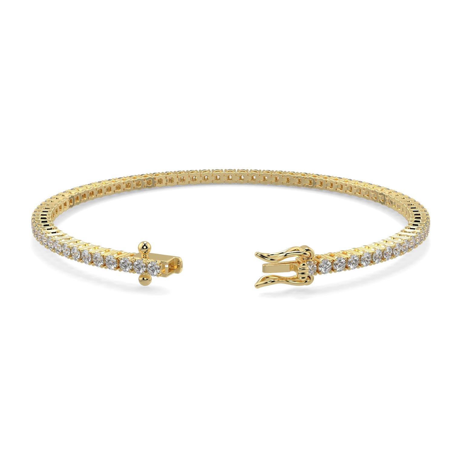 3ct Line Tennis Bracelet