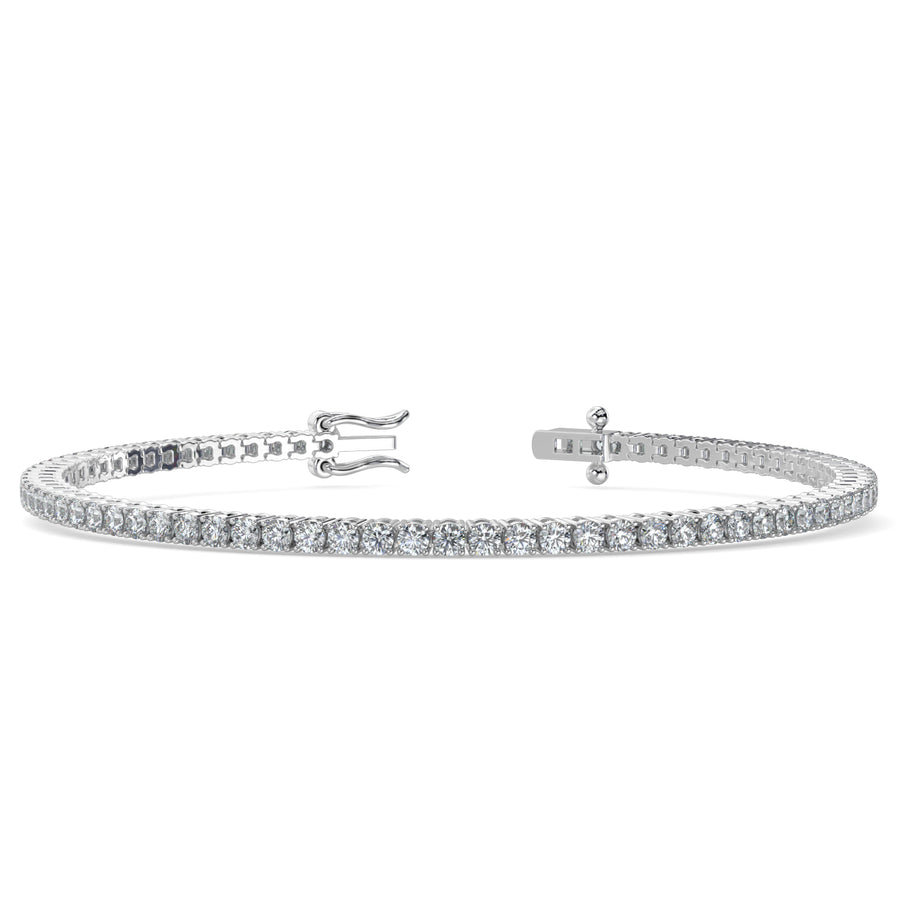 3ct Line Tennis Bracelet