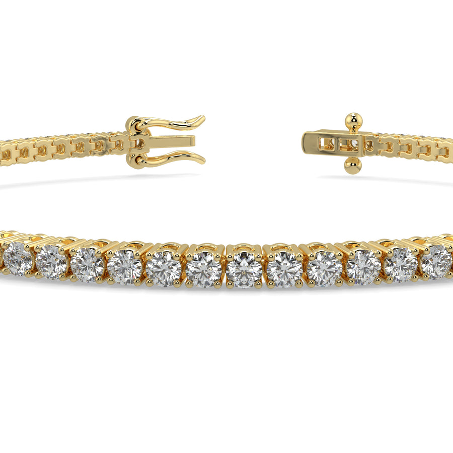 3ct Line Tennis Bracelet