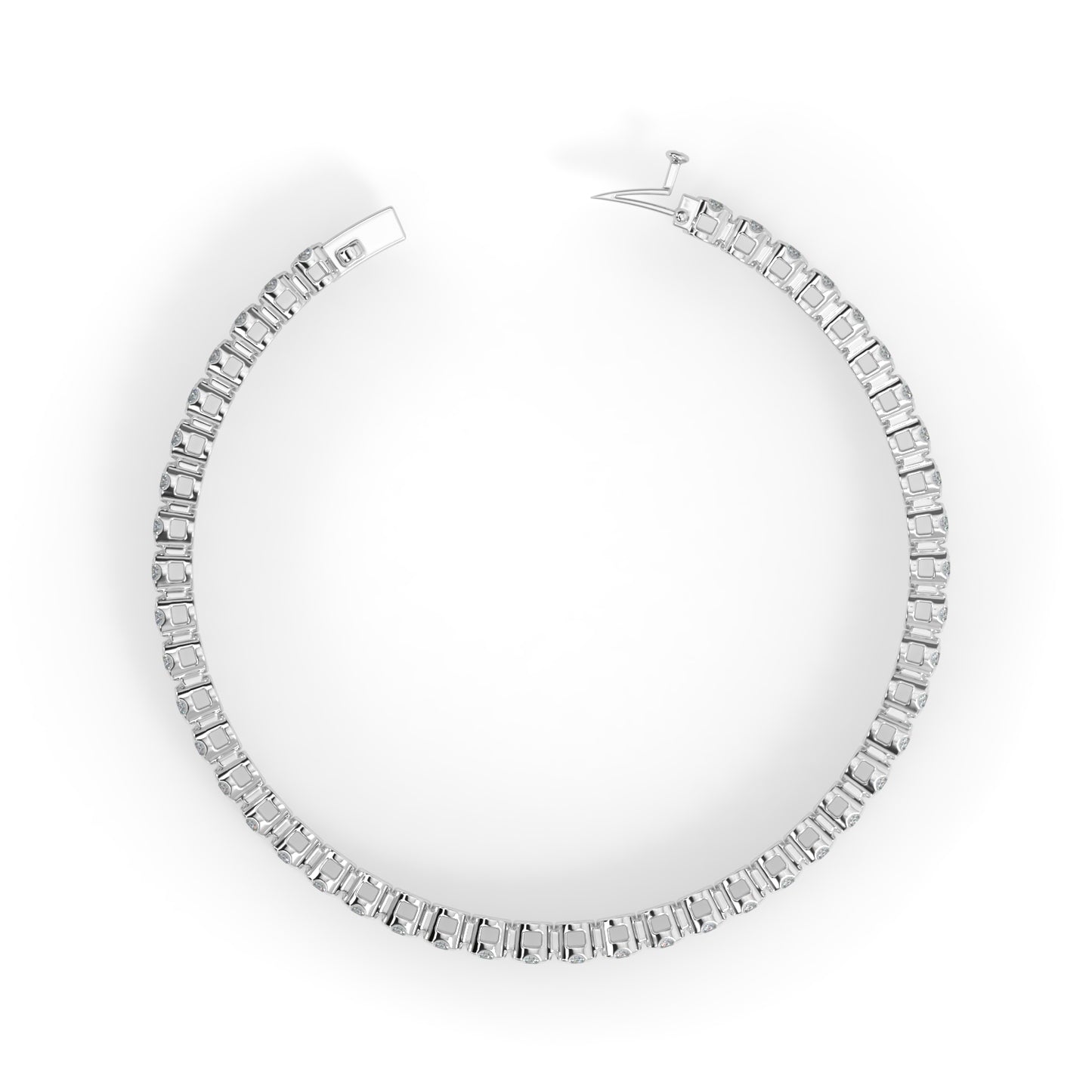 Double Row Diamond Bracelet