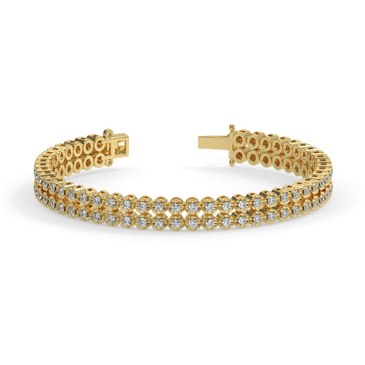 Double Row Diamond Bracelet