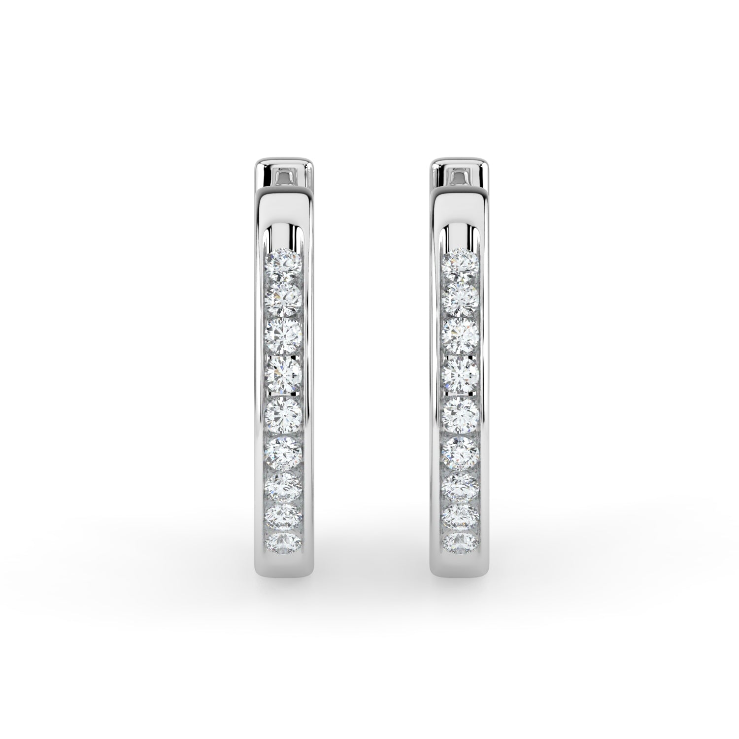 Hoop Diamond Earring