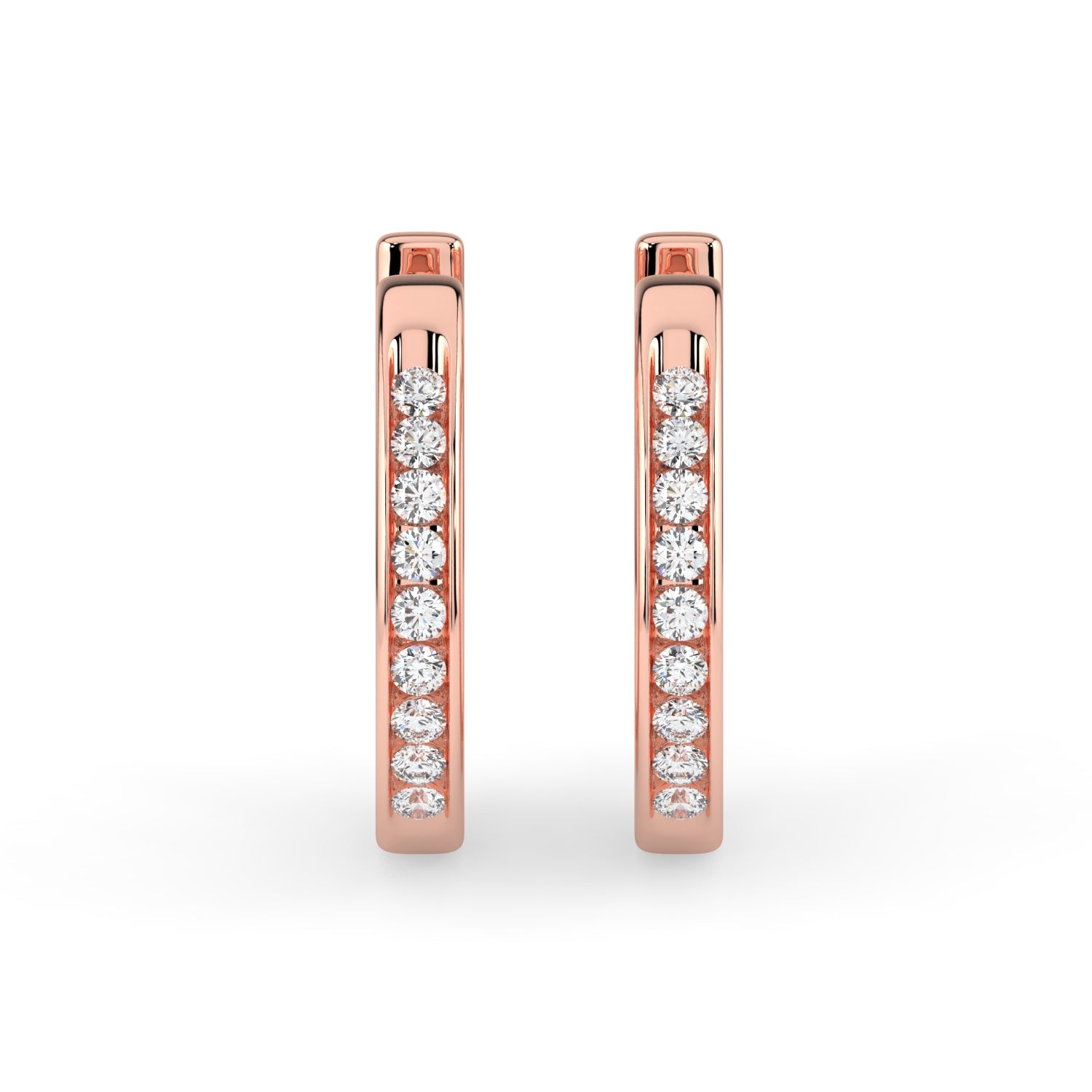 Hoop Diamond Earring