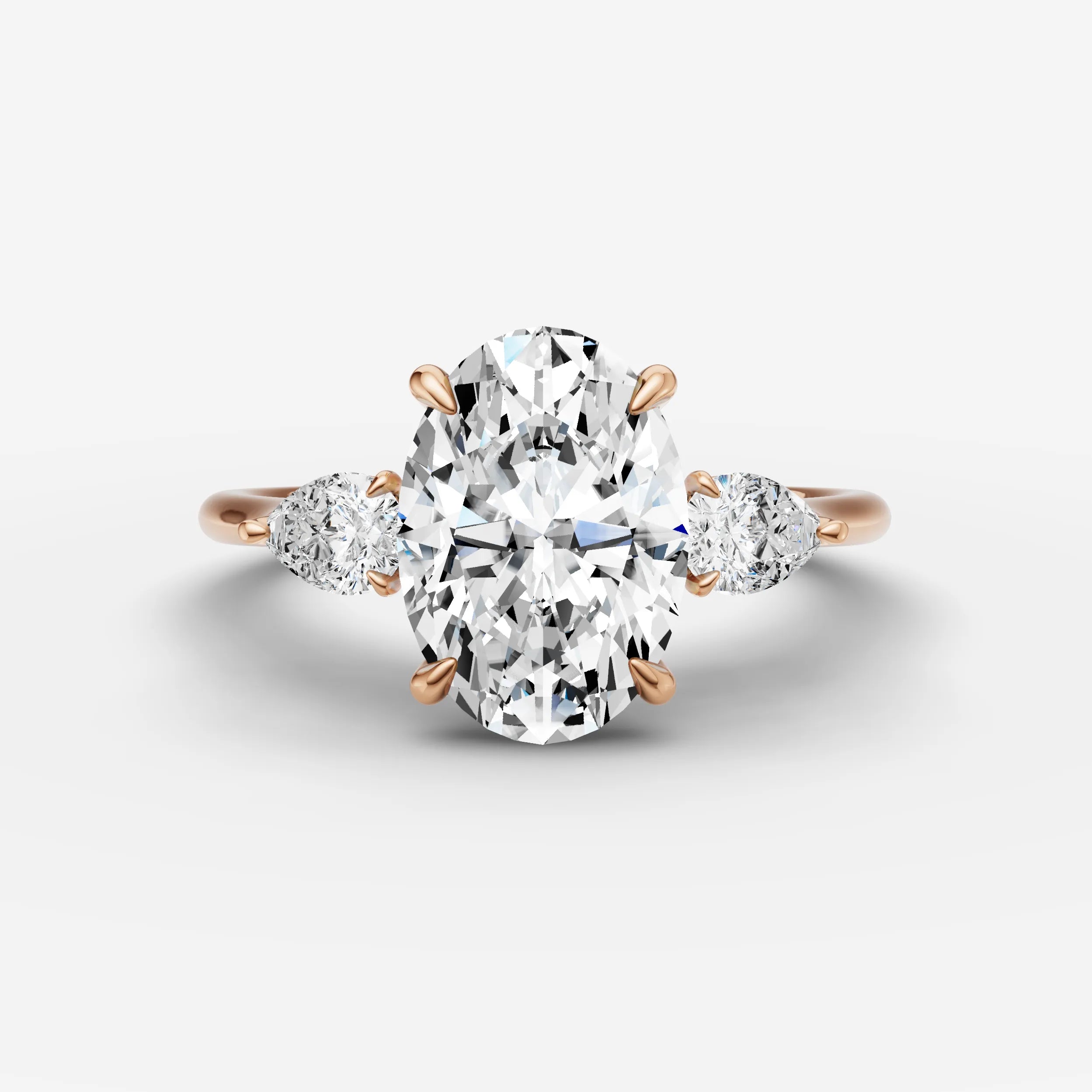Three Stone - Oval