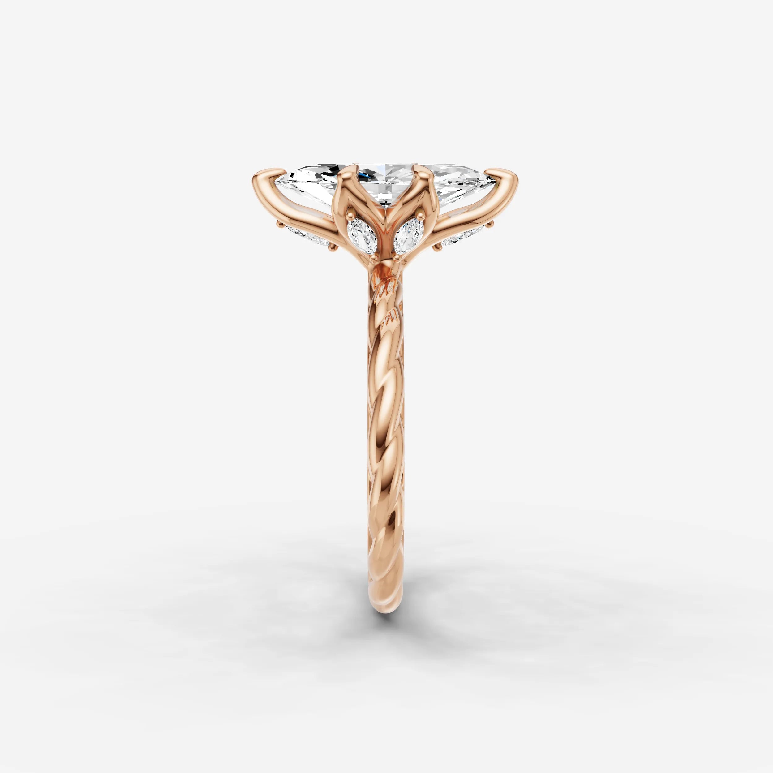 Twisted Shank - Marquise