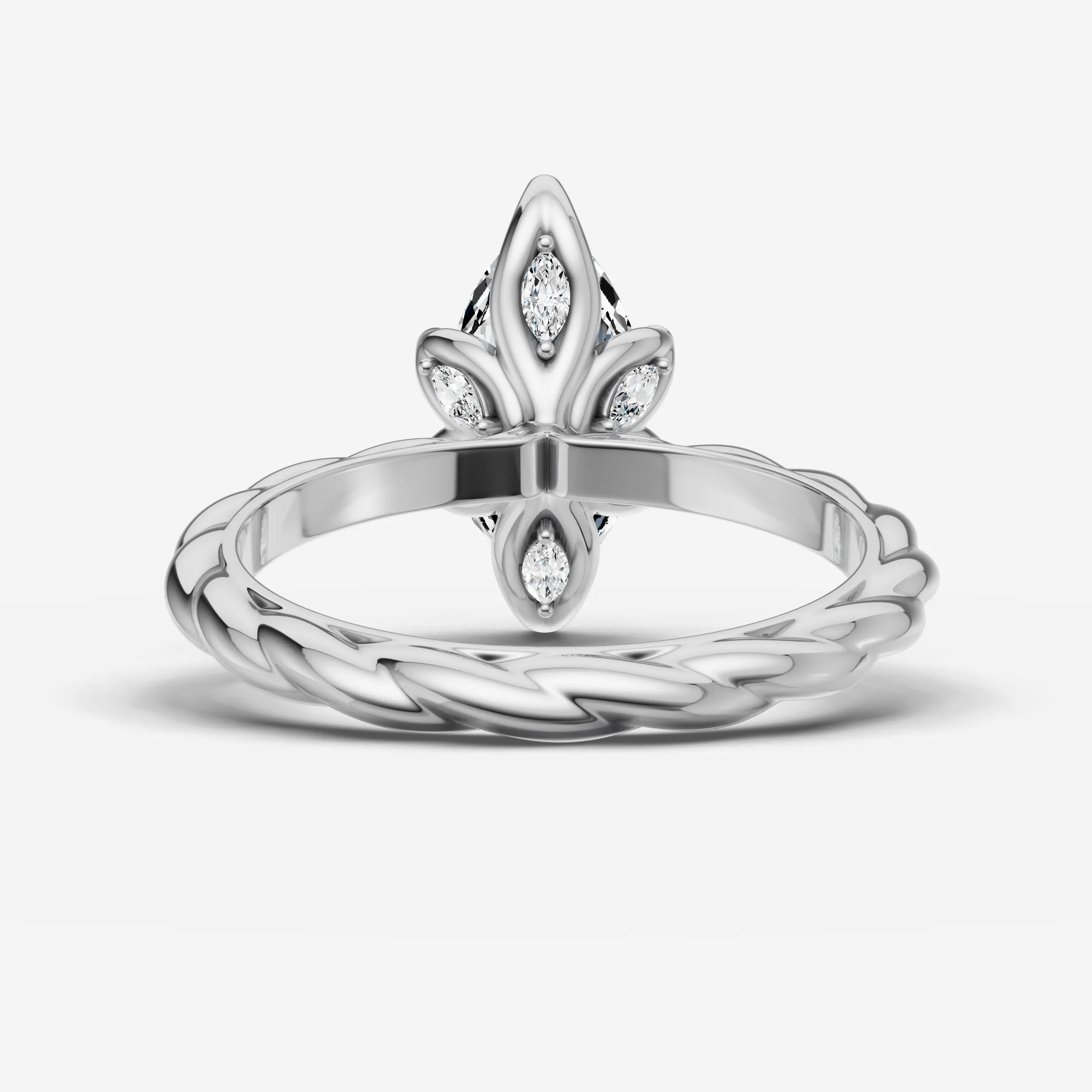 Twisted Shank - Marquise
