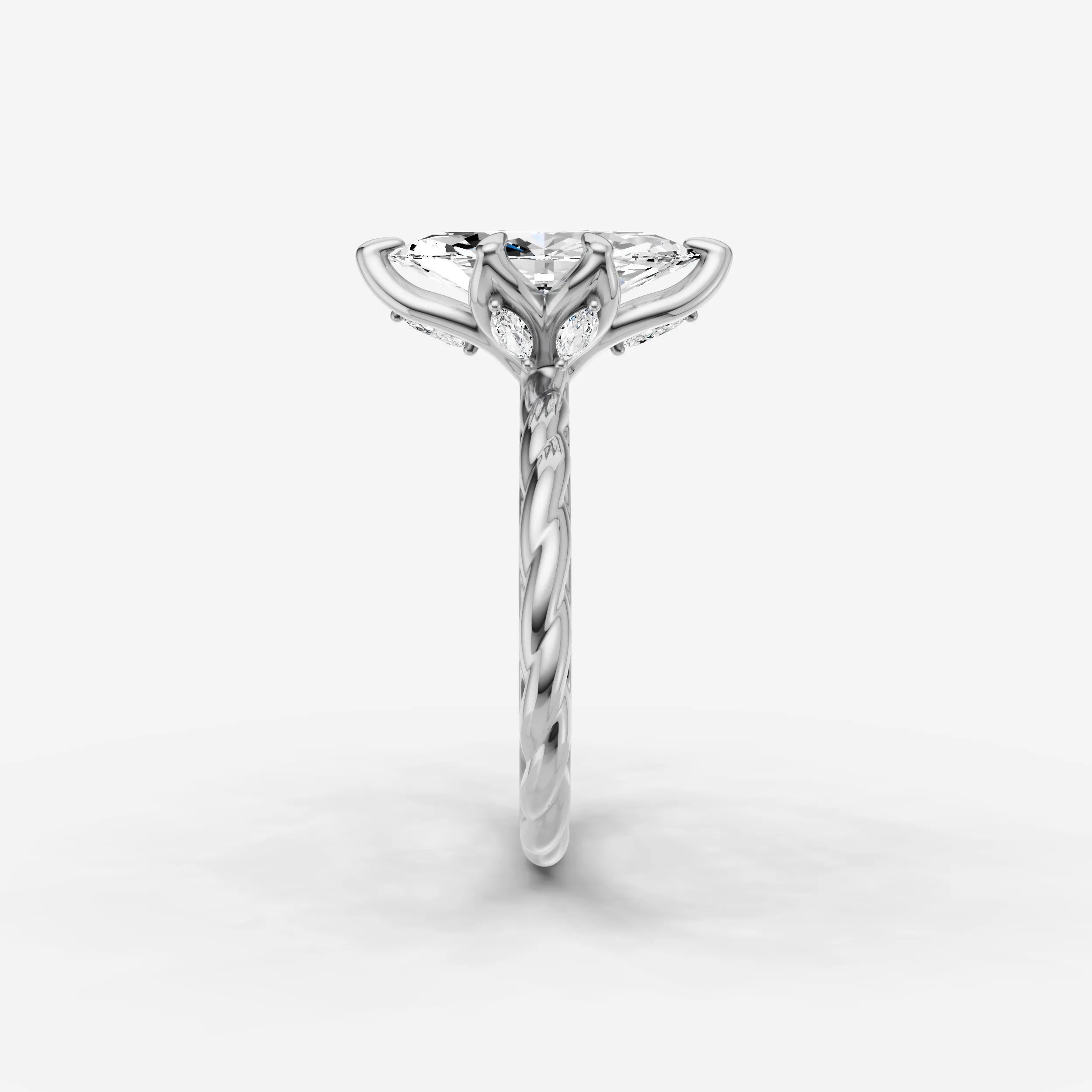 Twisted Shank - Marquise