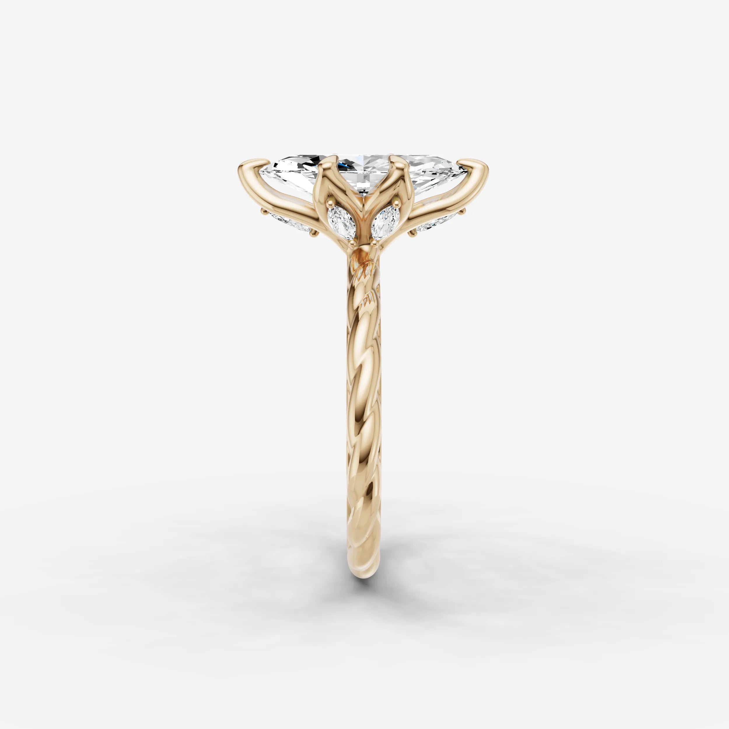Twisted Shank - Marquise