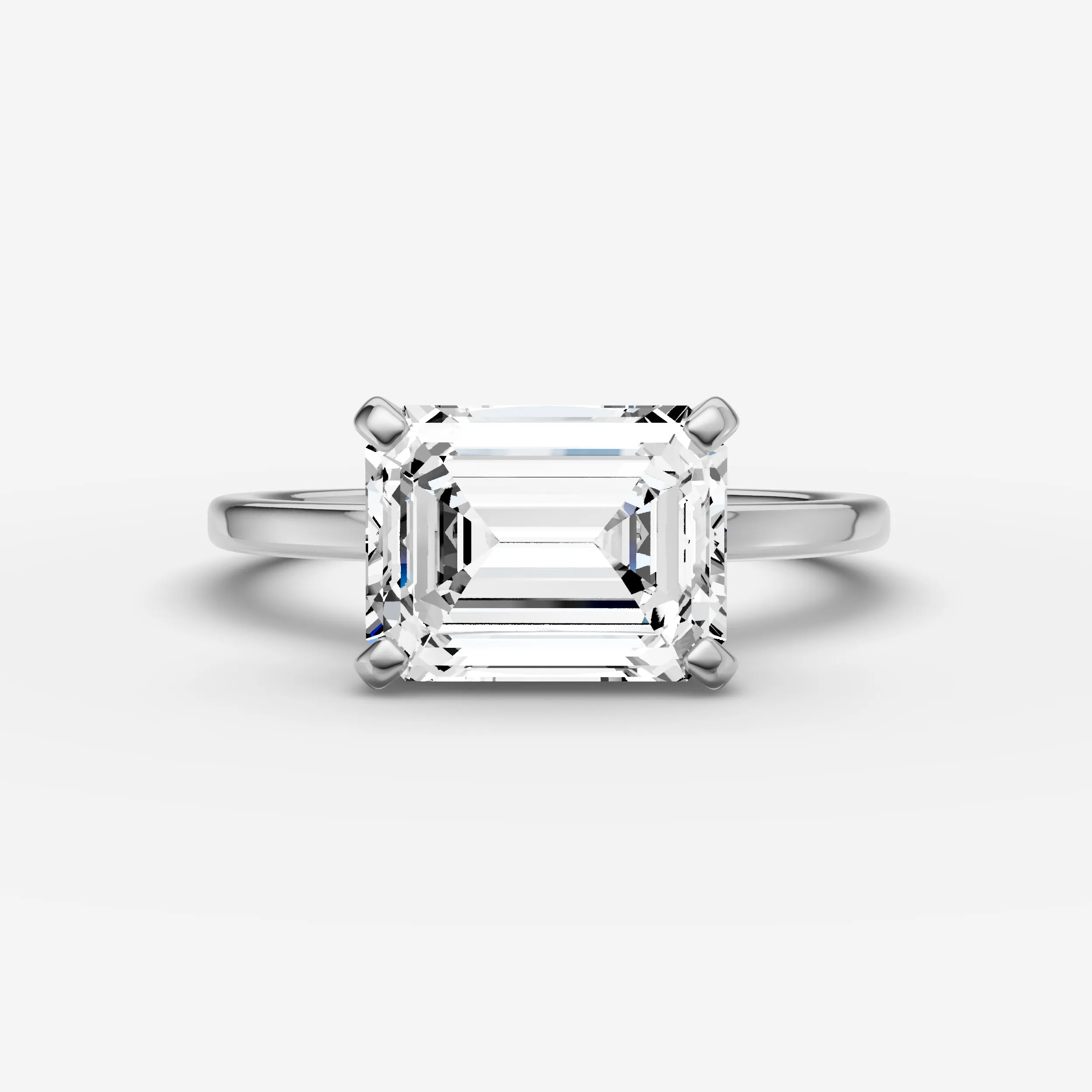 East West Solitaire - Emerald