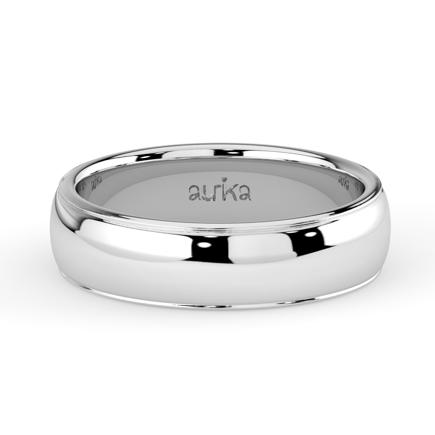 Curved Plain Wedding band