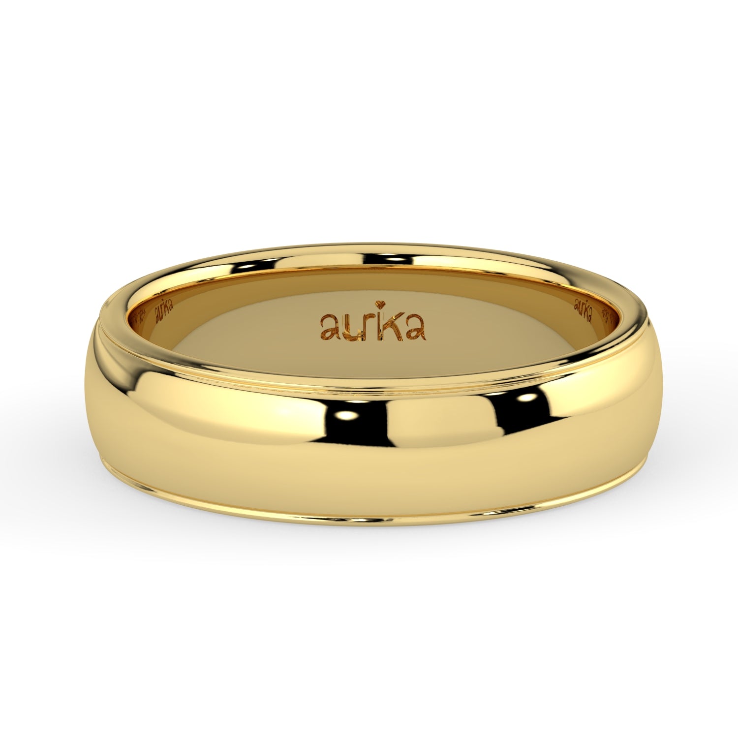Curved Plain Wedding band