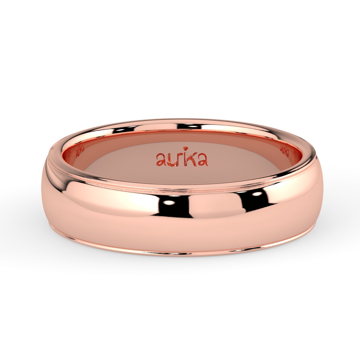 Curved Plain Wedding band