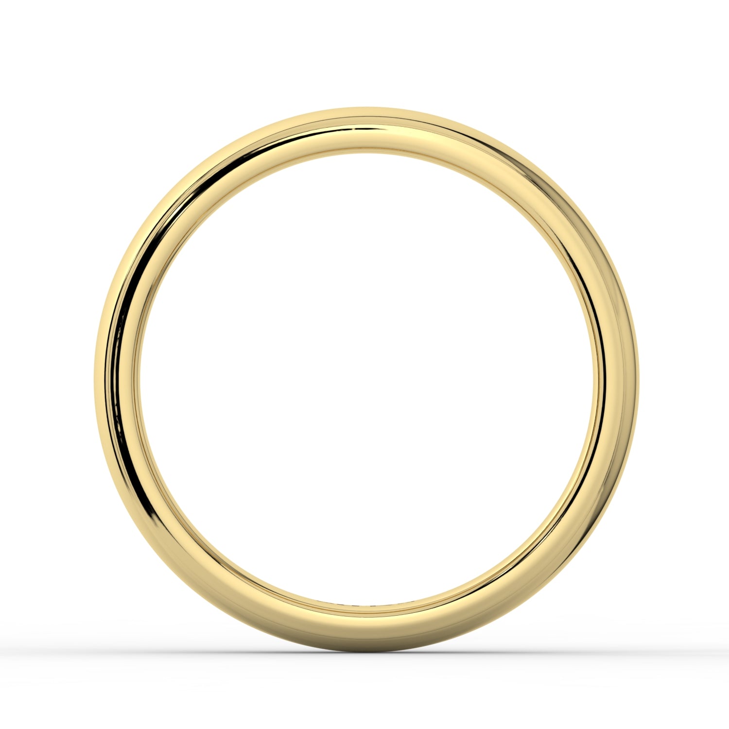 Curved Plain Wedding band