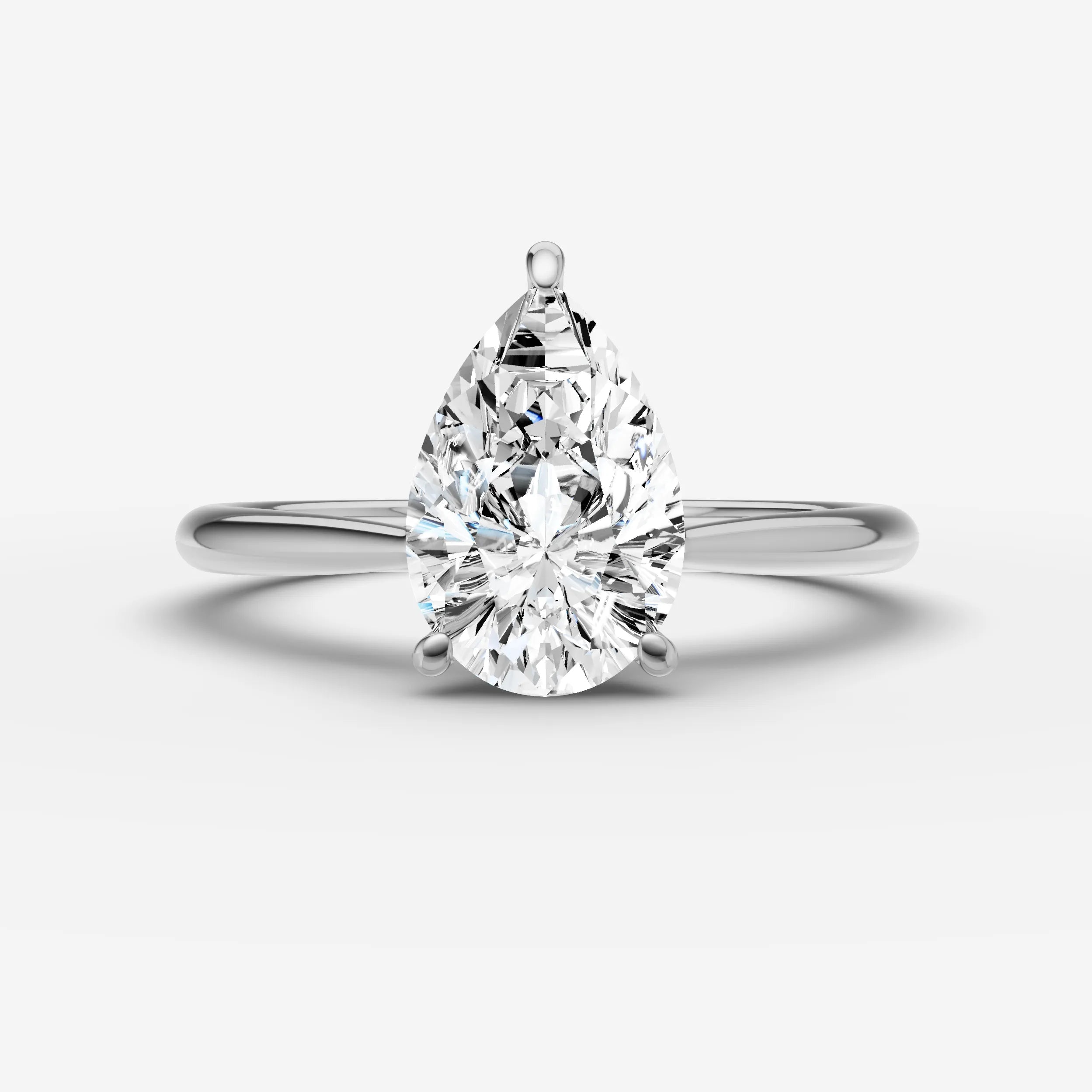 Solitaire Cathedral - Pear