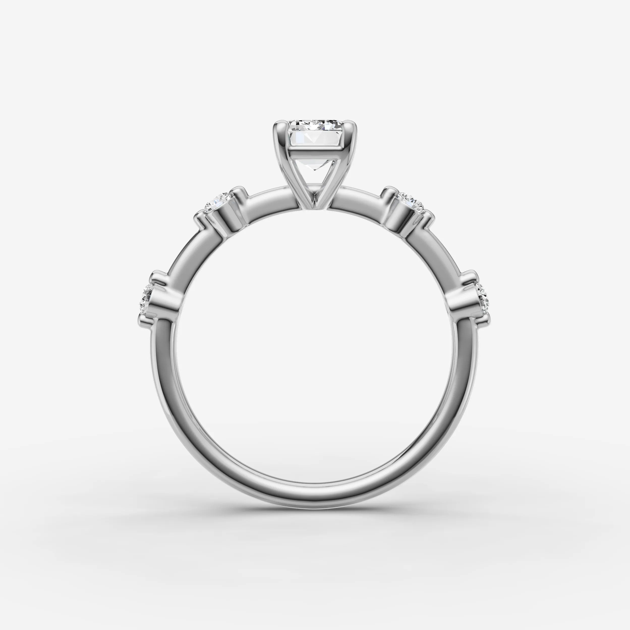 Dainty Pave - Emerald