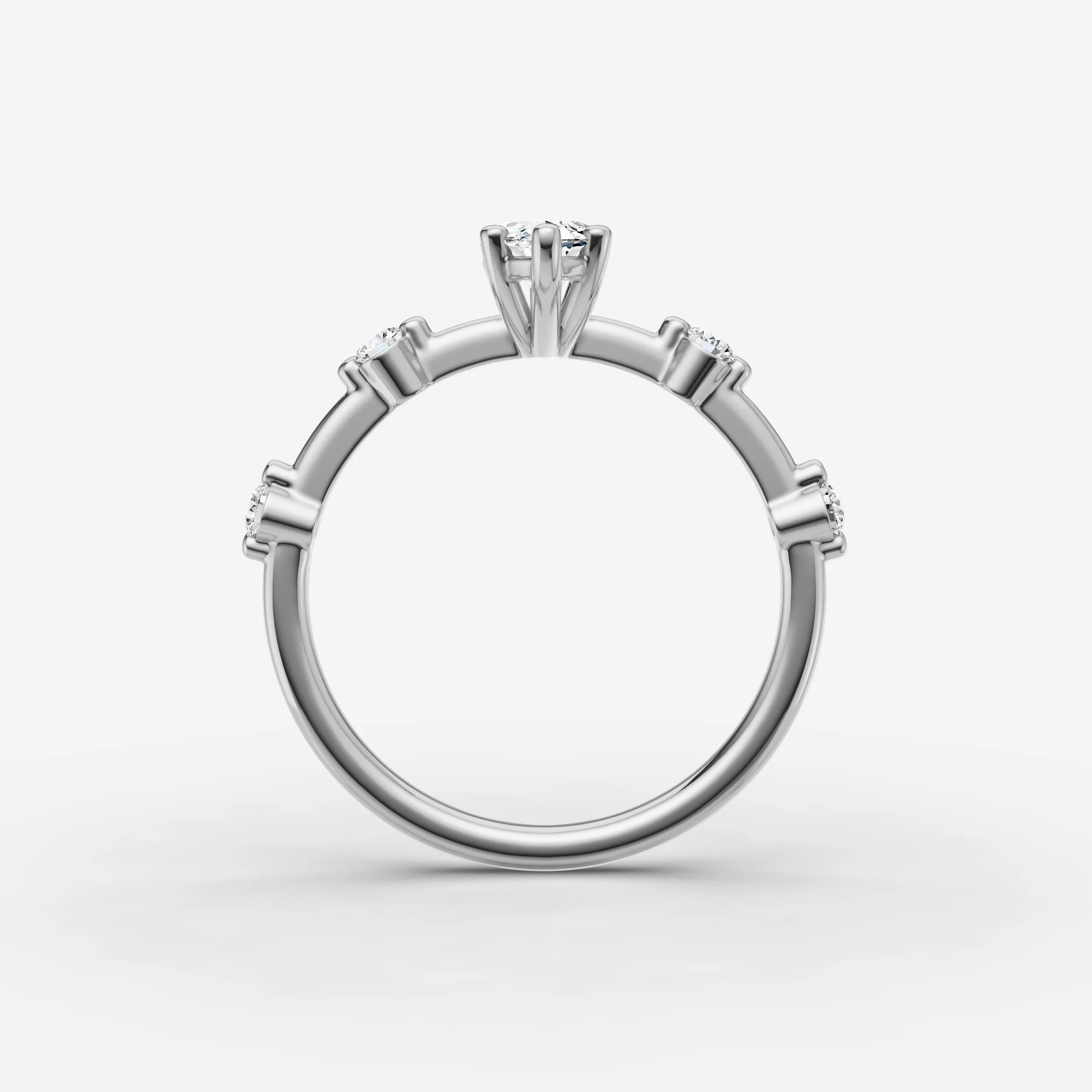 Dainty Pave - Marquise