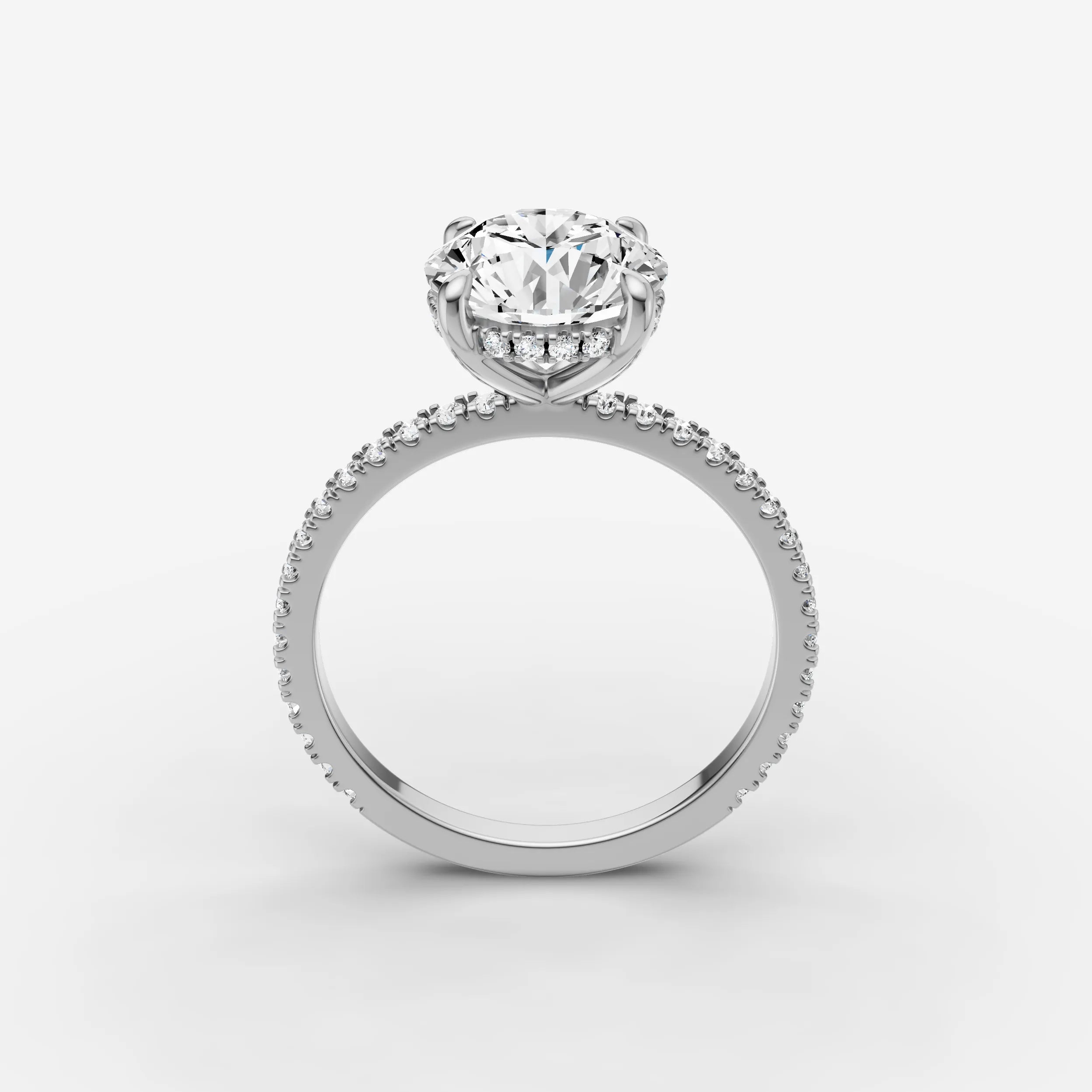 Hidden Halo & Pave - Round