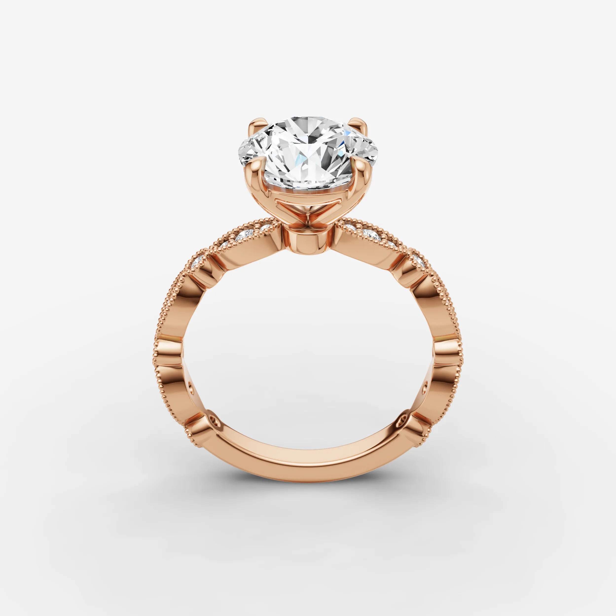 Vintage Pave - Round