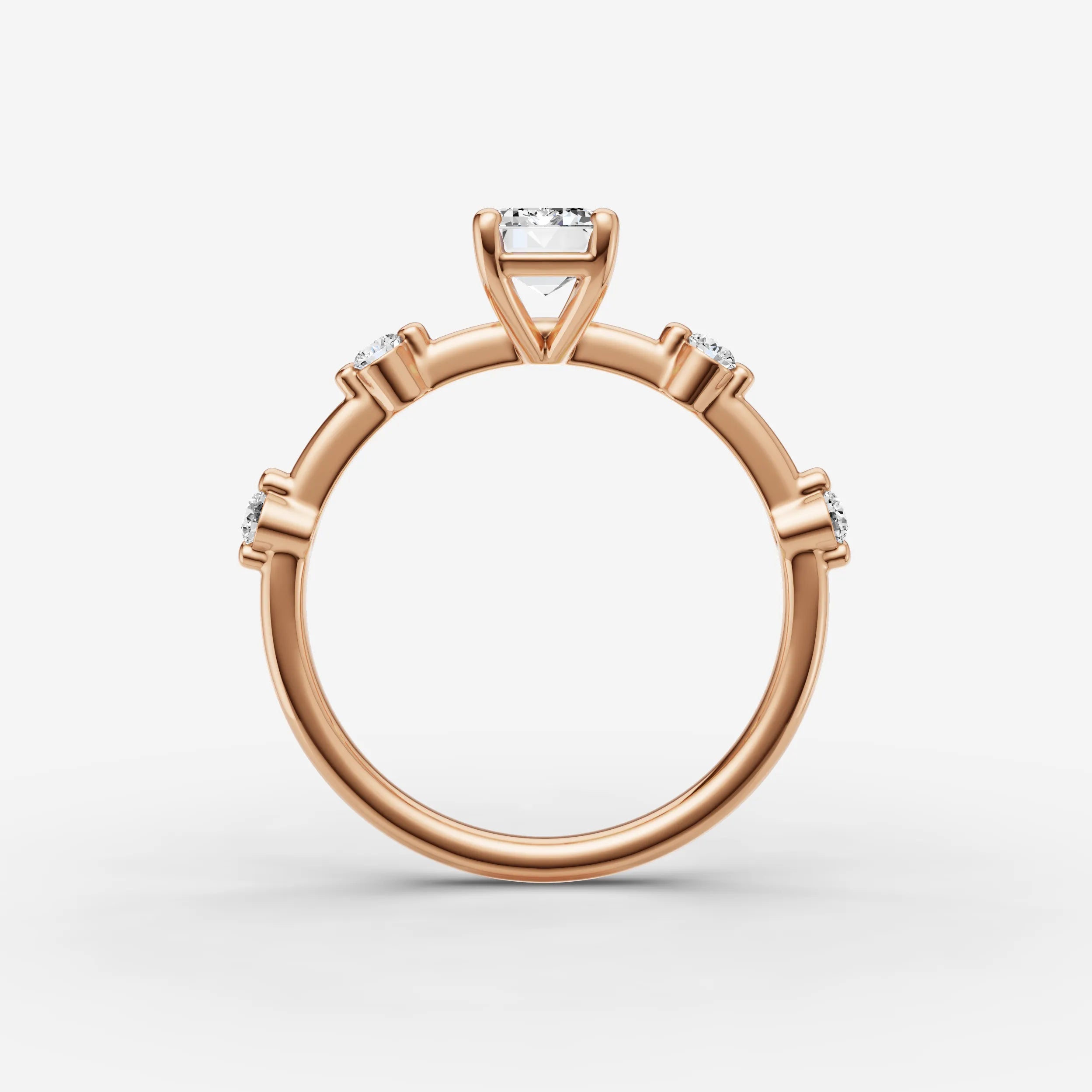 Dainty Pave - Emerald