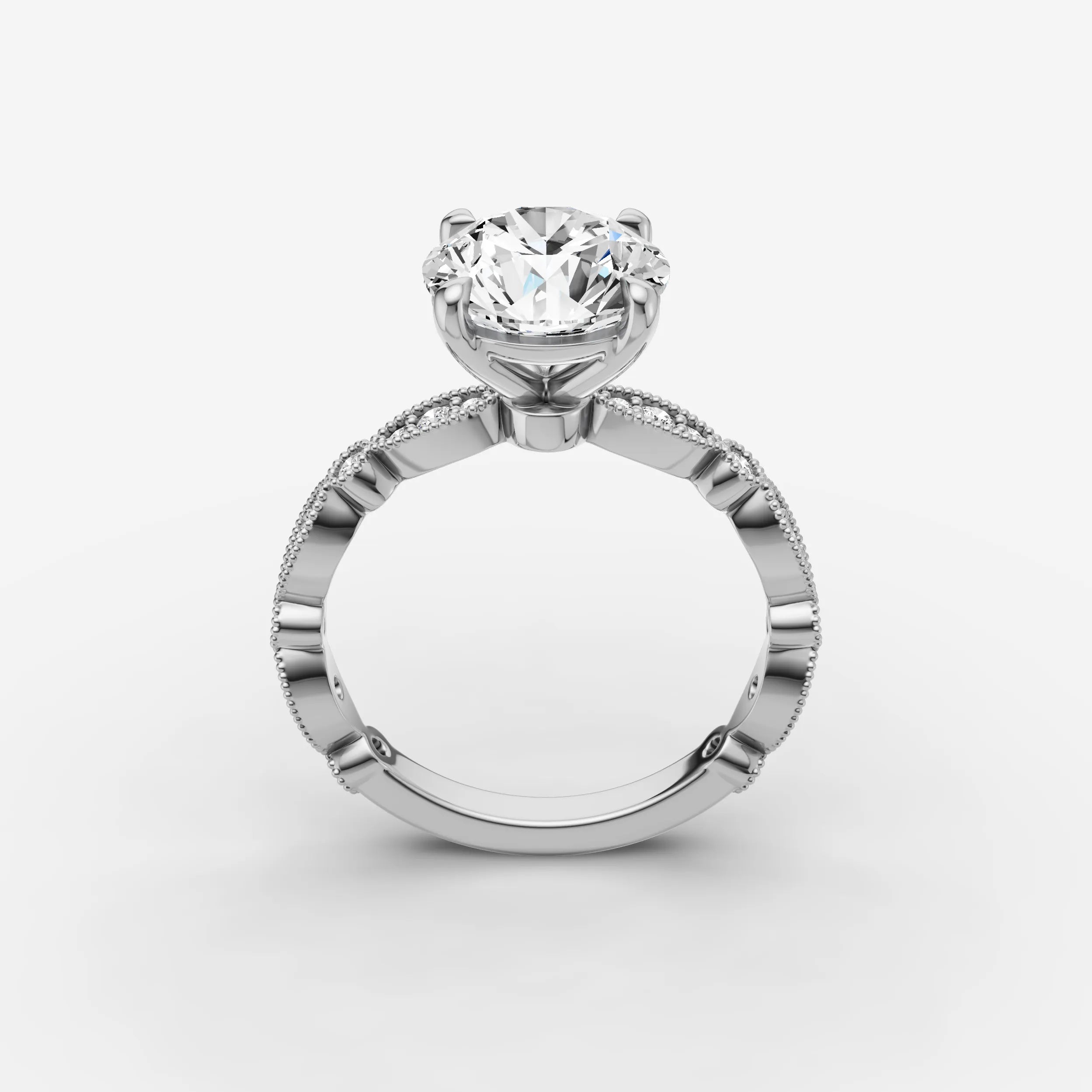 Vintage Pave - Round