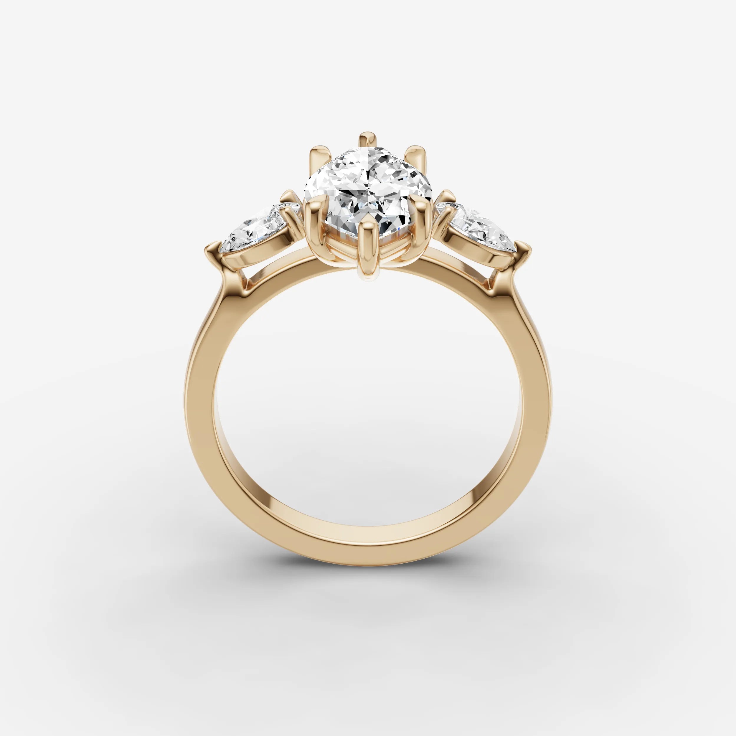 Three stone - Marquise