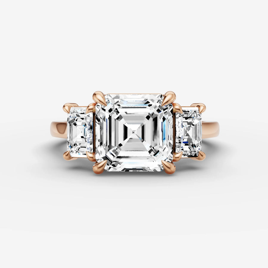 Three Stone - Asscher