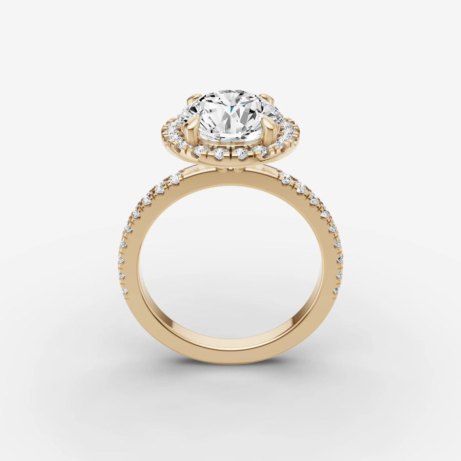 Halo & Pave - Round