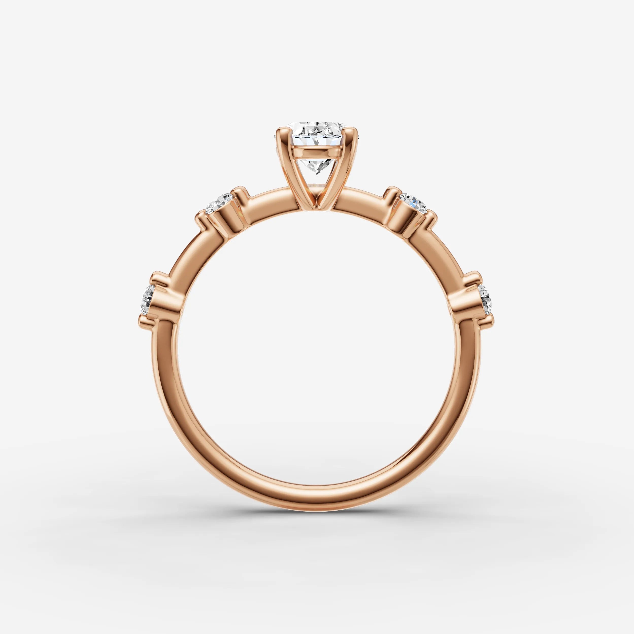 Dainty Pave - Oval