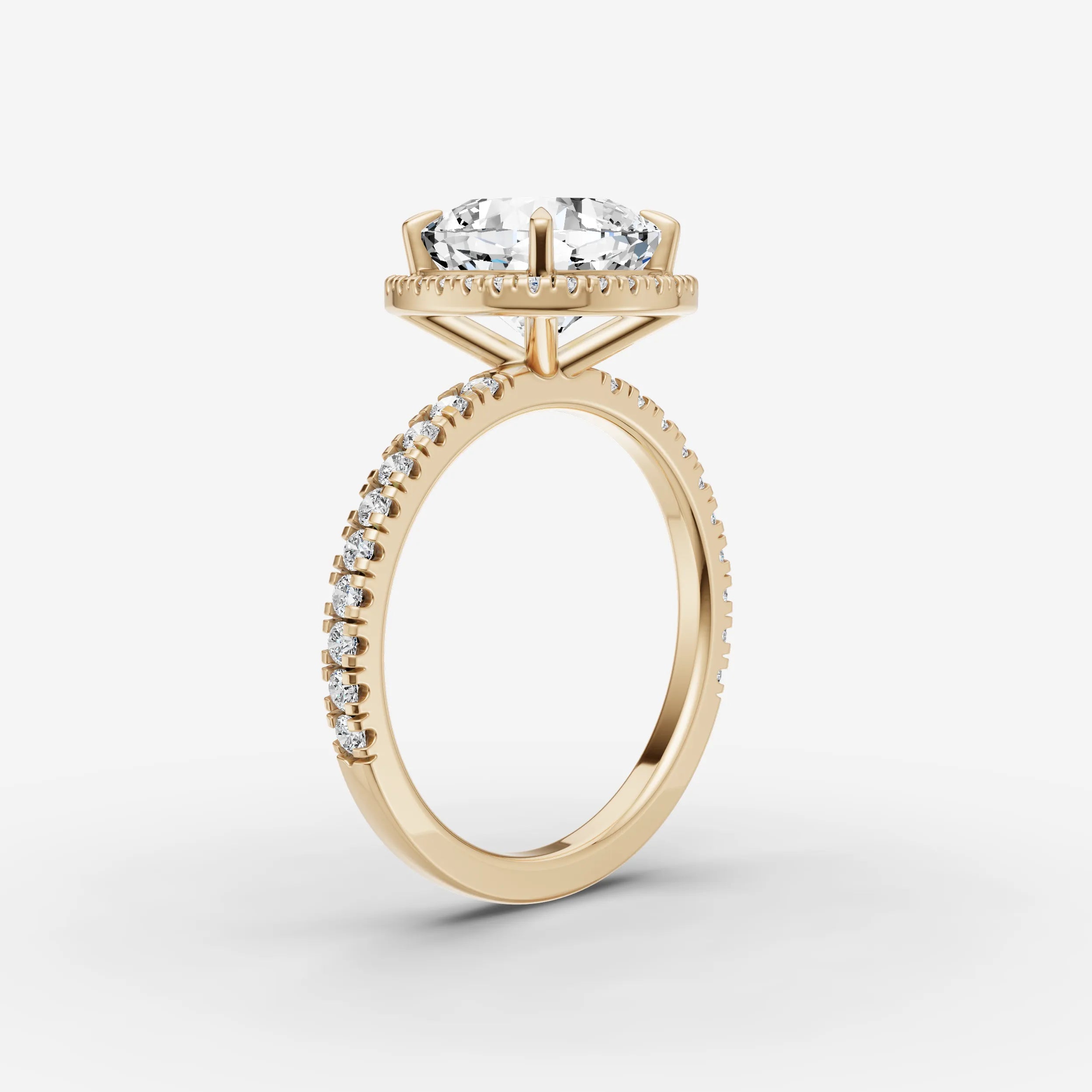 Halo & Pave - Cushion