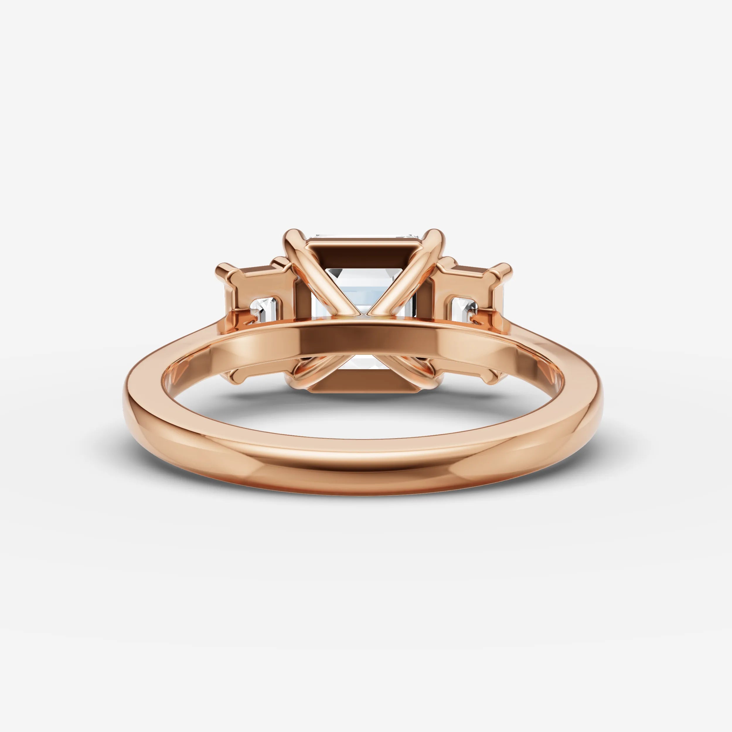 Three Stone - Asscher