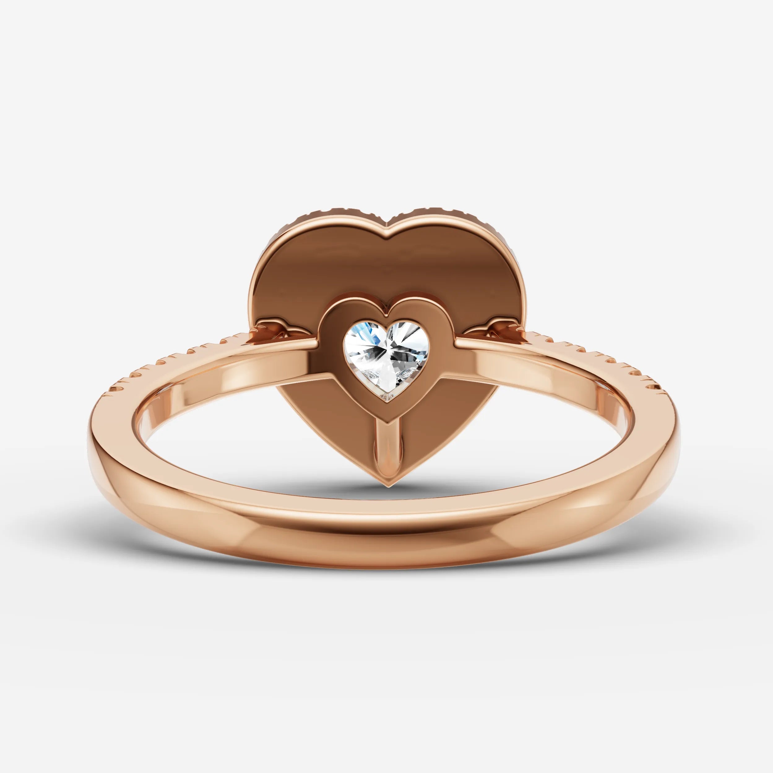 Halo & Pave - Heart