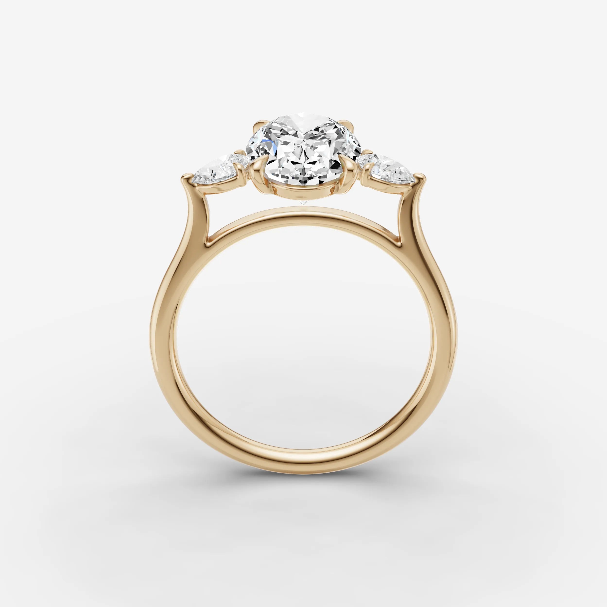 Three Stone - Oval