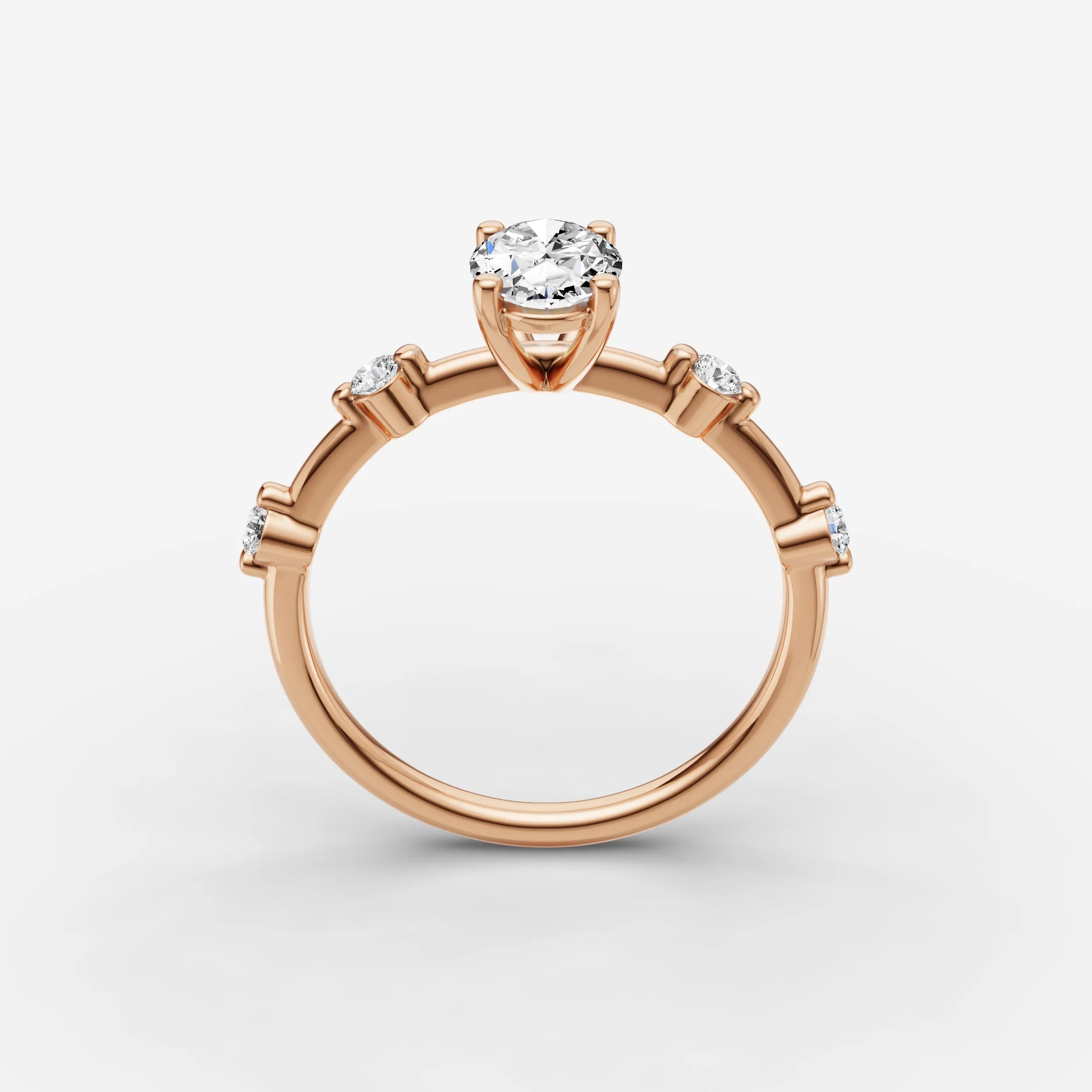 Dainty Pave - Oval