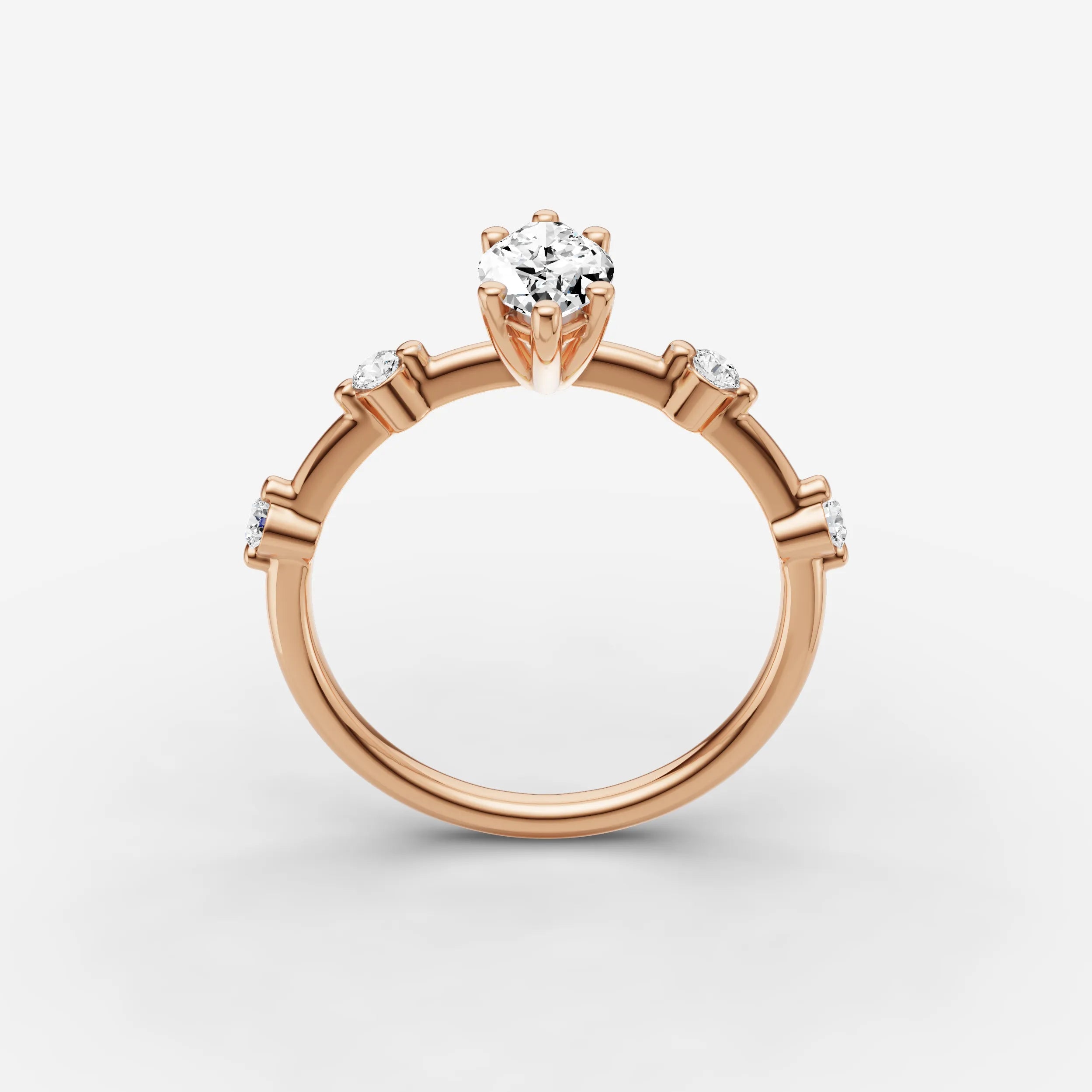 Dainty Pave - Marquise