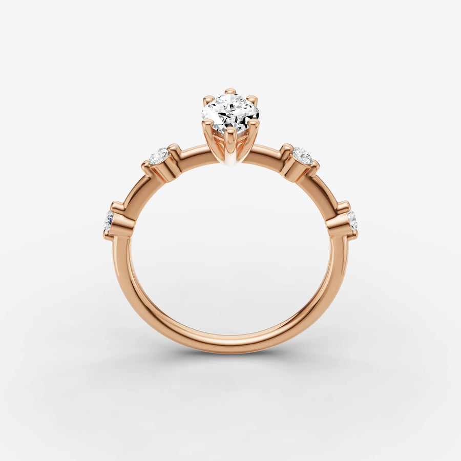 Dainty Pave - Marquise