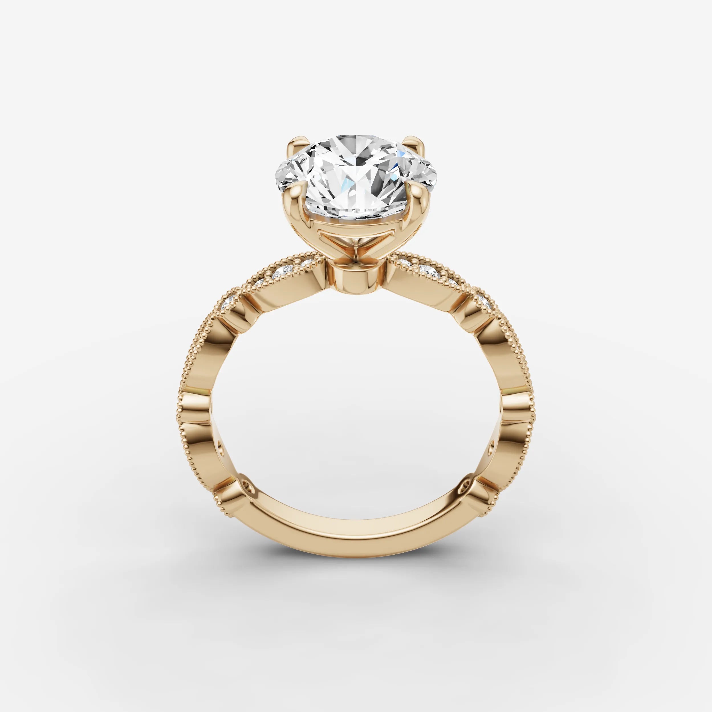 Vintage Pave - Round