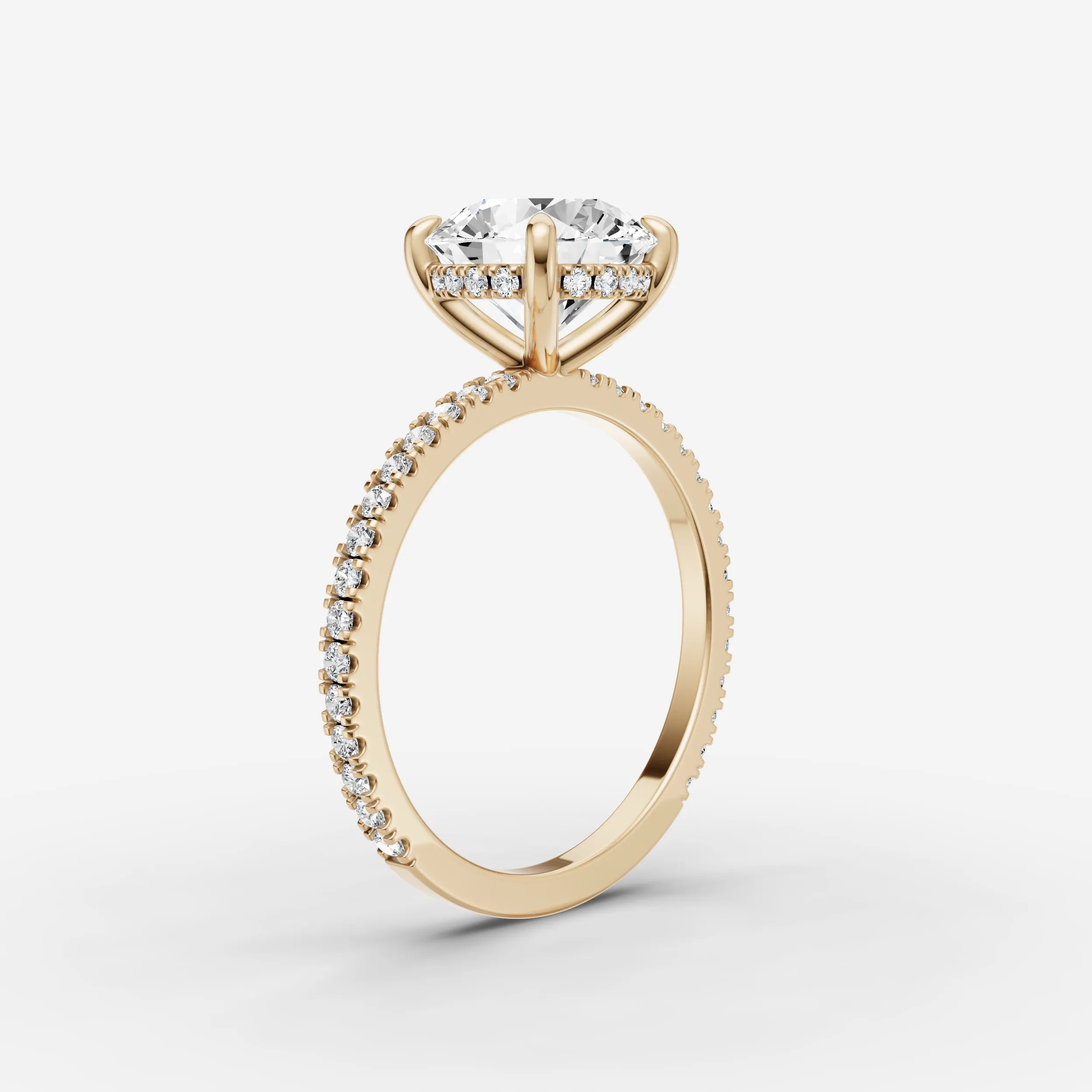 Hidden Halo & Pave - Round